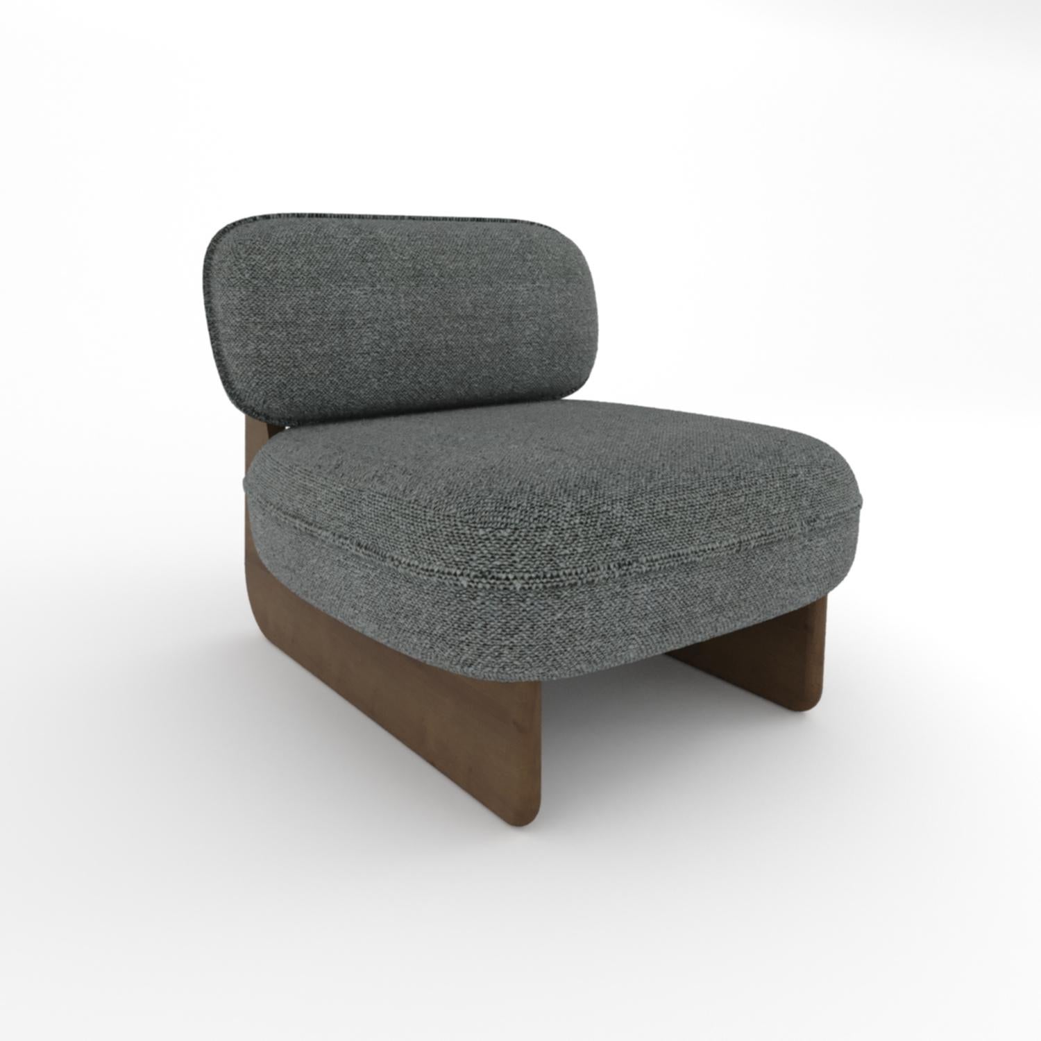 XXIe siècle et contemporain Lounge Collector Riva  Tissu Sahco Safire 009 en vente