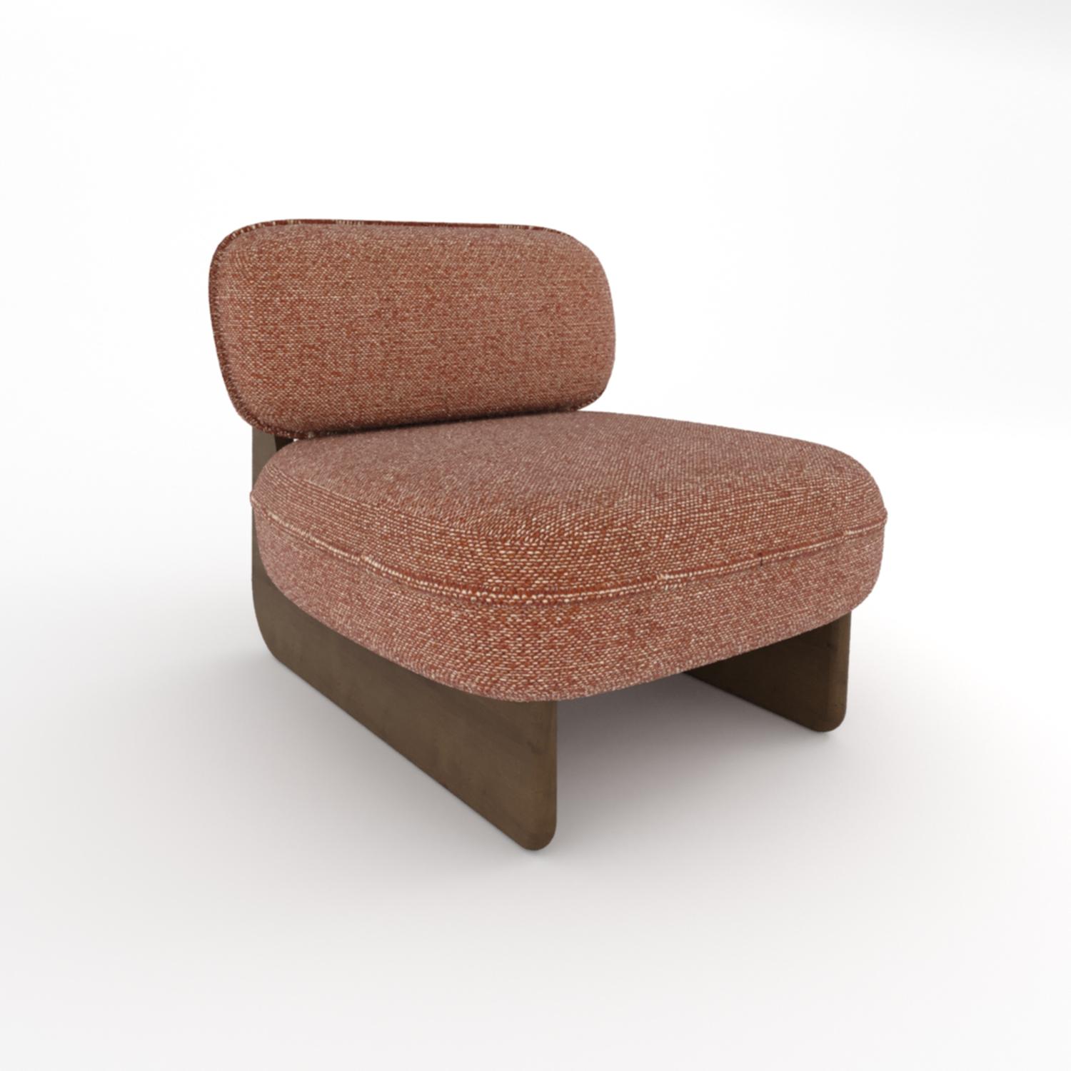 XXIe siècle et contemporain Lounge Collector Riva  Tissu Sahco Safire 013 en vente