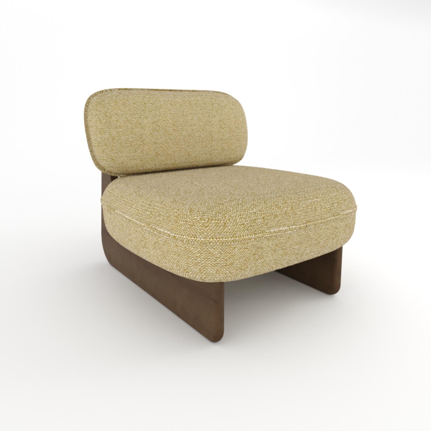 XXIe siècle et contemporain Lounge Collector Riva  Tissu Sahco Safire 016 en vente