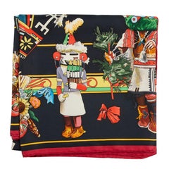 Collector Silk Hermes Carré "Kachinas"