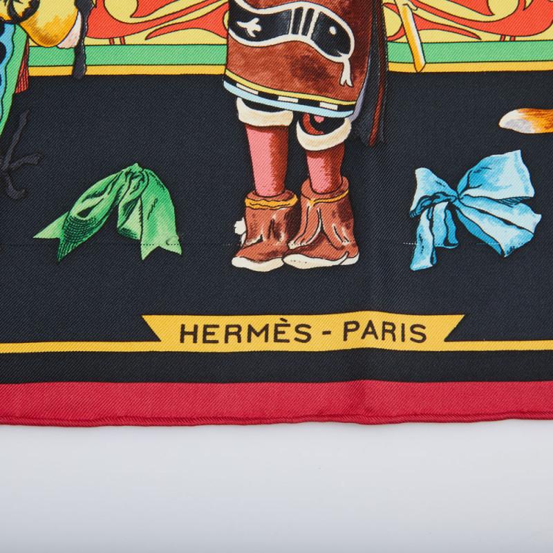 Hermes Carré en soie de Collector 