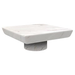 Collector Totem Center Table in Estremoz Marble