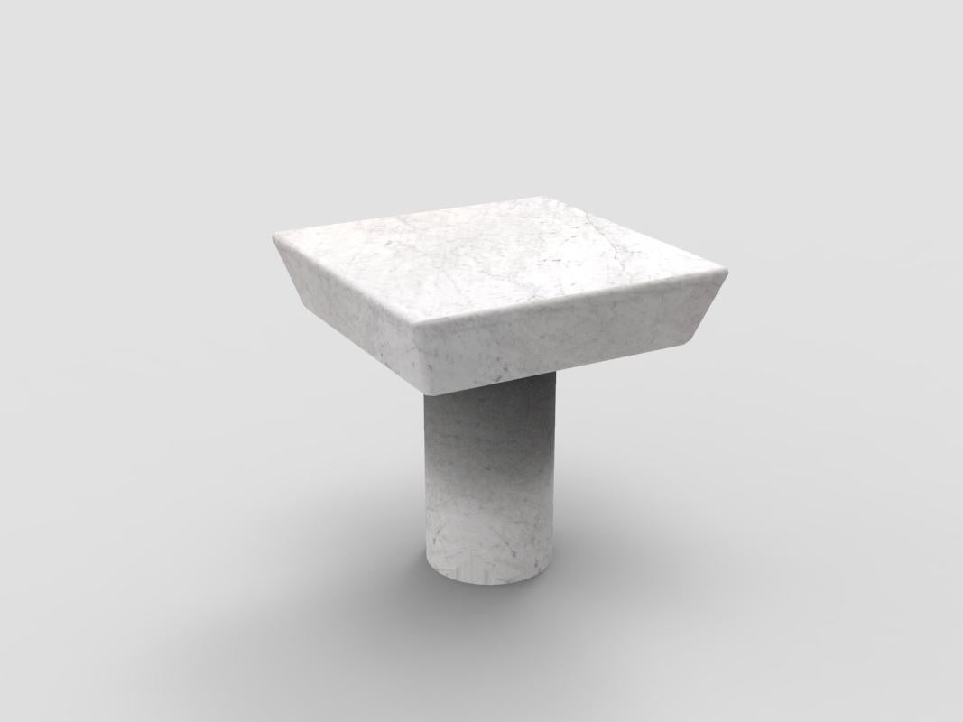 Totem Side Table
 

DIMENSIONS
W 50 cm 20”
D 50 cm 20”
H 50 cm 20”

PRODUCT FEATURES
Structure in Carrara Marble.

PRODUCT OPTIONS
Available to be lacquered in one of Collectors RAL Colors
Available in all COLLECTOR wood swatches.
Available in all