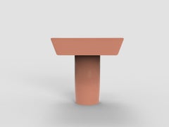 Collector Totem Side Table Lacquered in RAL 3012