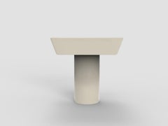 Collector Totem Side Table Lacquered in RAL 9001