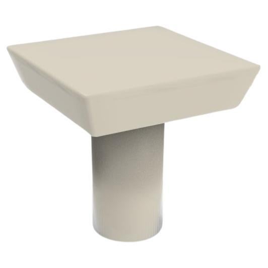 Collector Totem Side Table Lacquered in RAL 9001