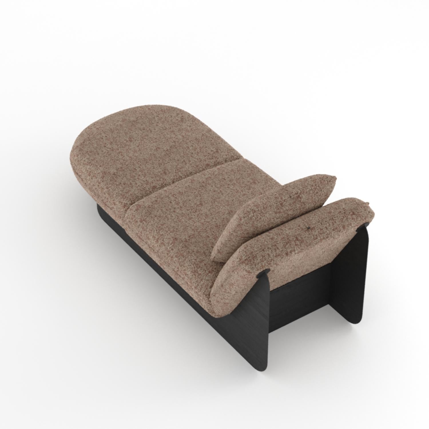 Contemporary Collector Vivere Daybed Fabric Kirk by Design Terracota K5312/04 For Sale
