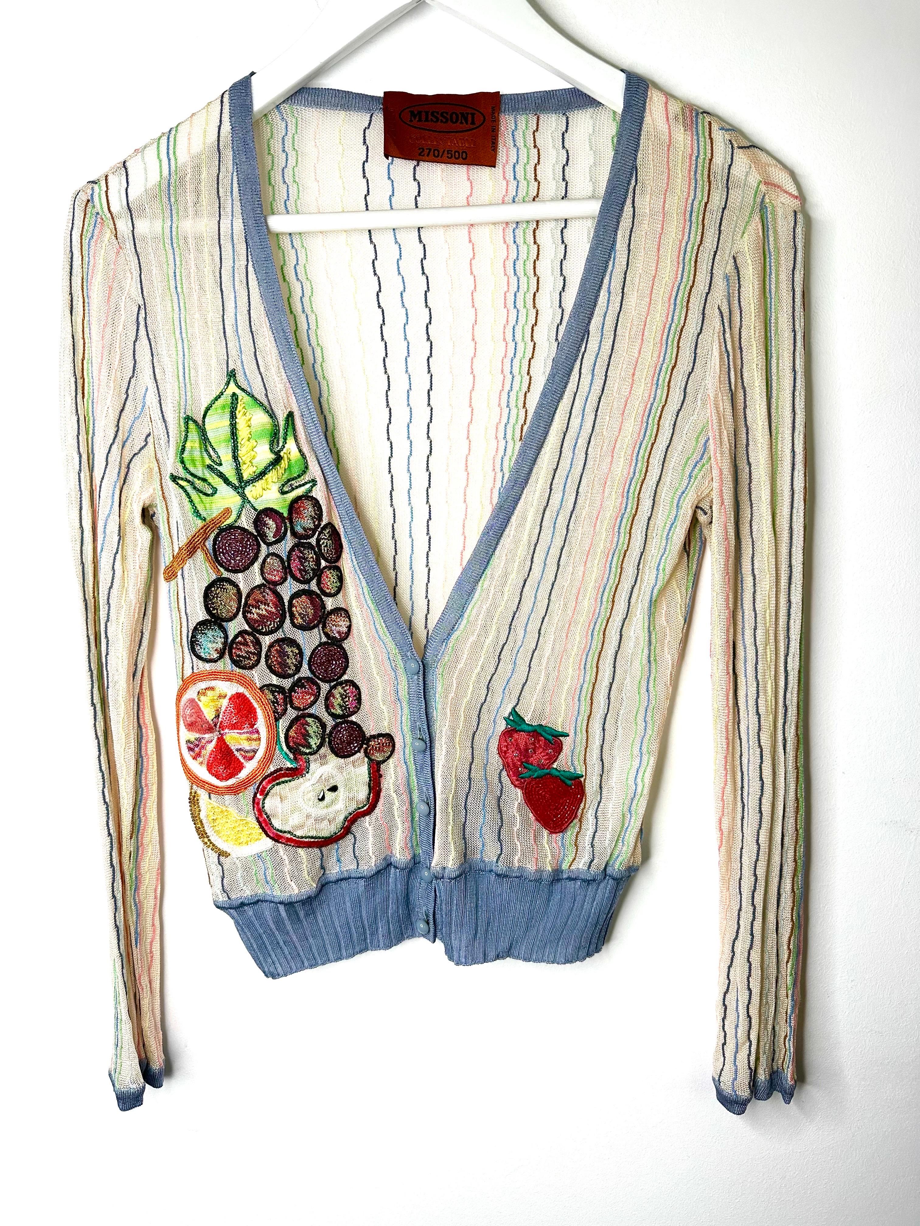 Collector's 2005 Missoni knit cardigan, numbered For Sale 8