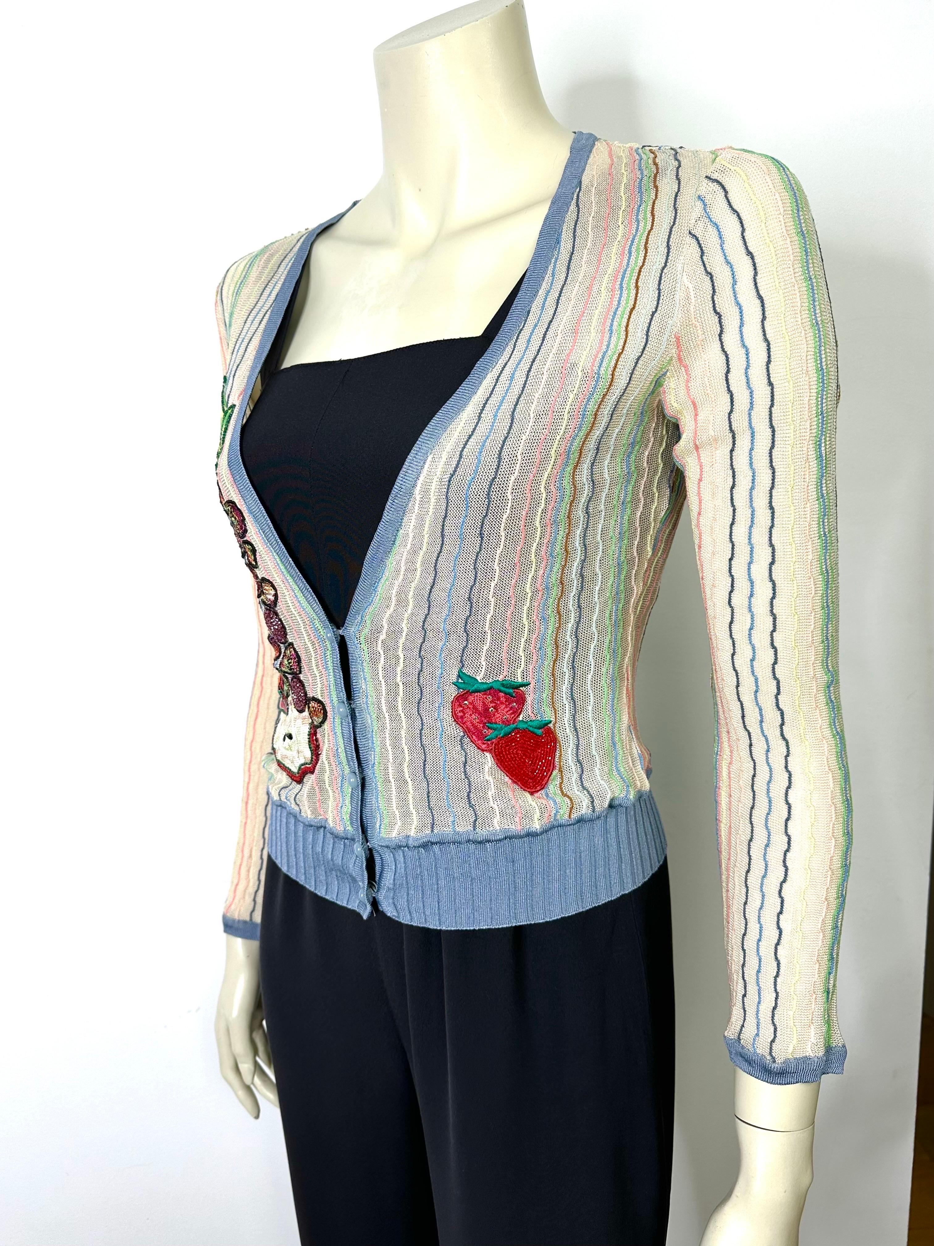 Collector's 2005 Missoni knit cardigan, numbered For Sale 2