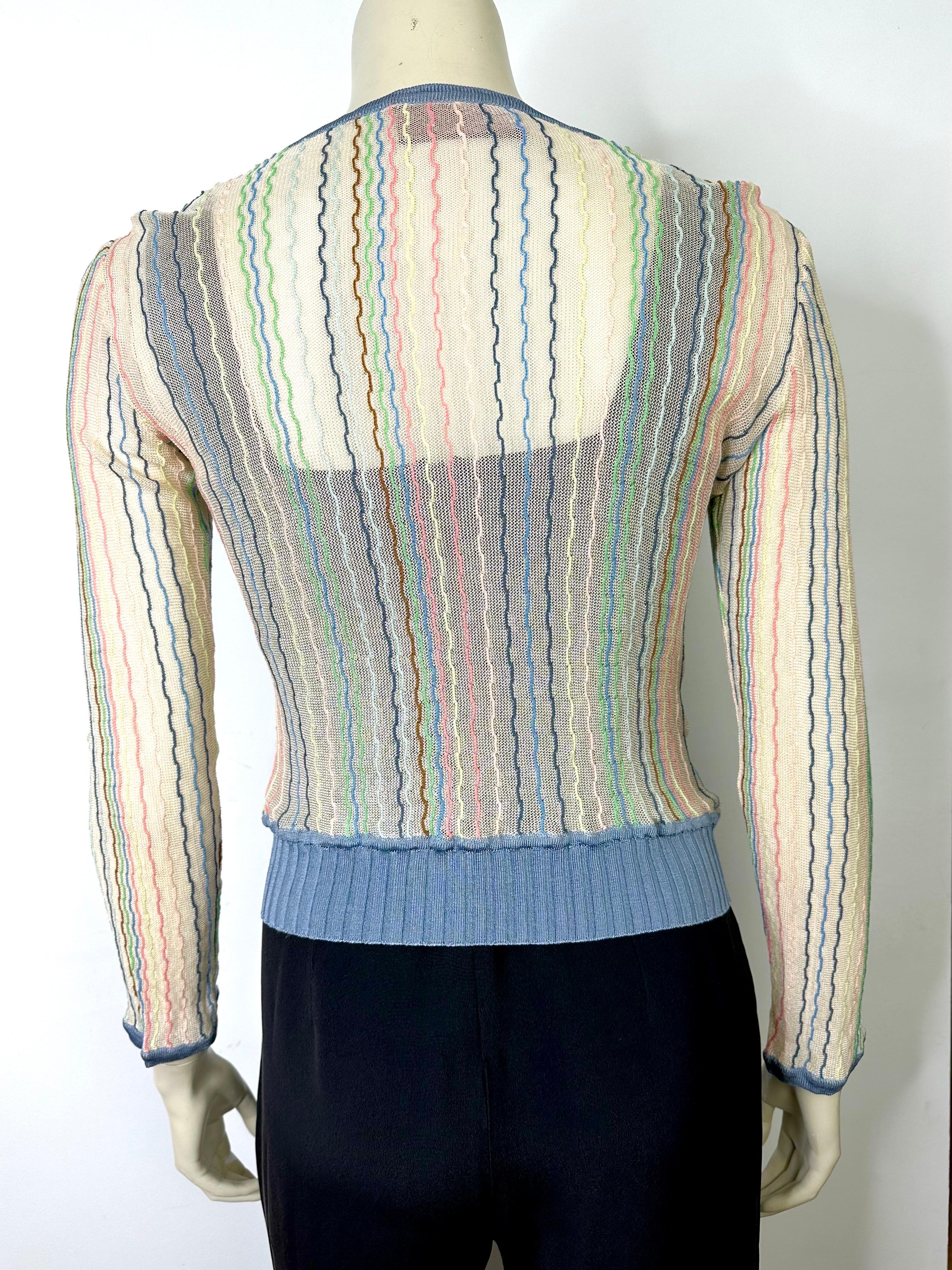 Collector's 2005 Missoni knit cardigan, numbered For Sale 4