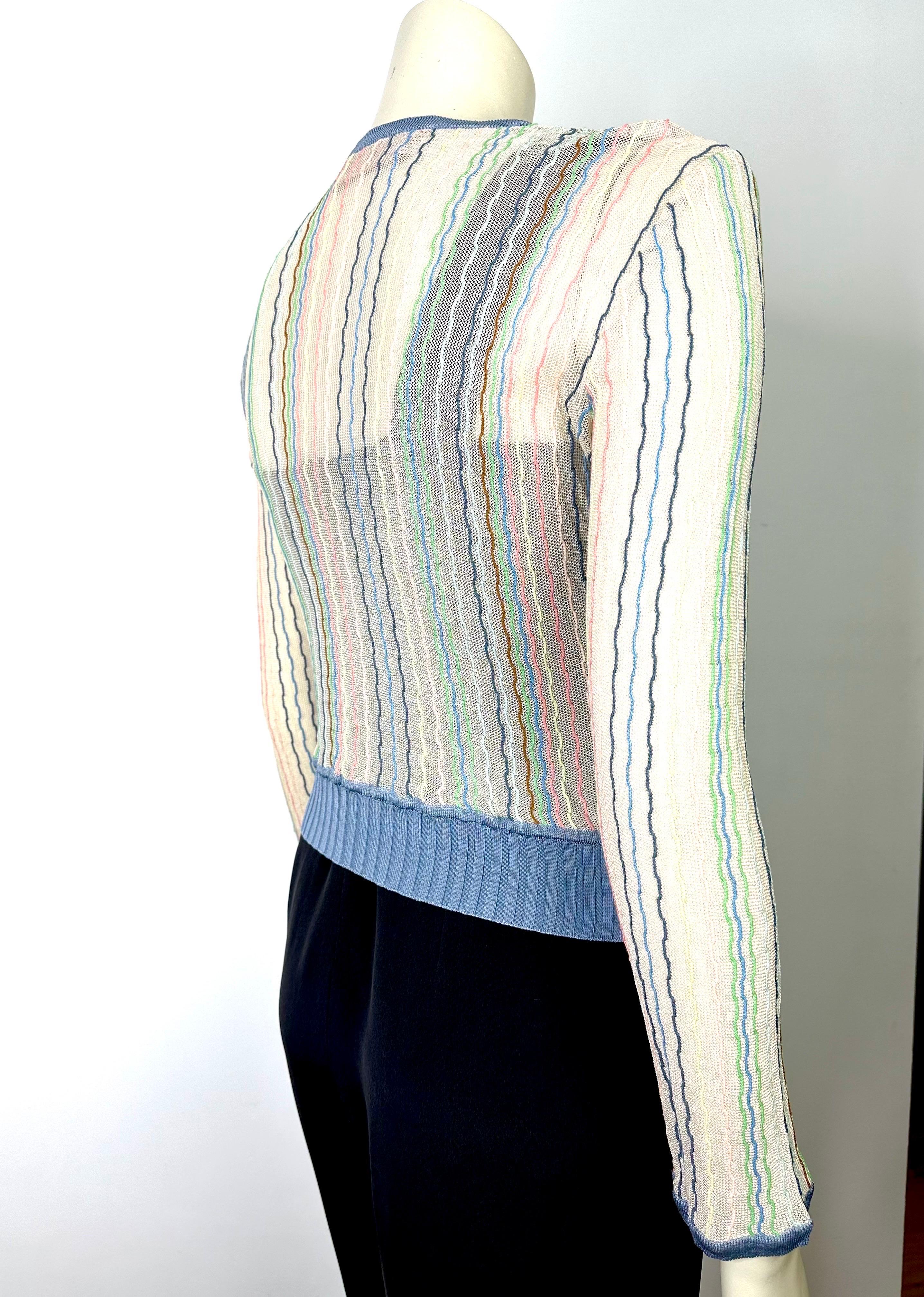 Collector's 2005 Missoni knit cardigan, numbered For Sale 5