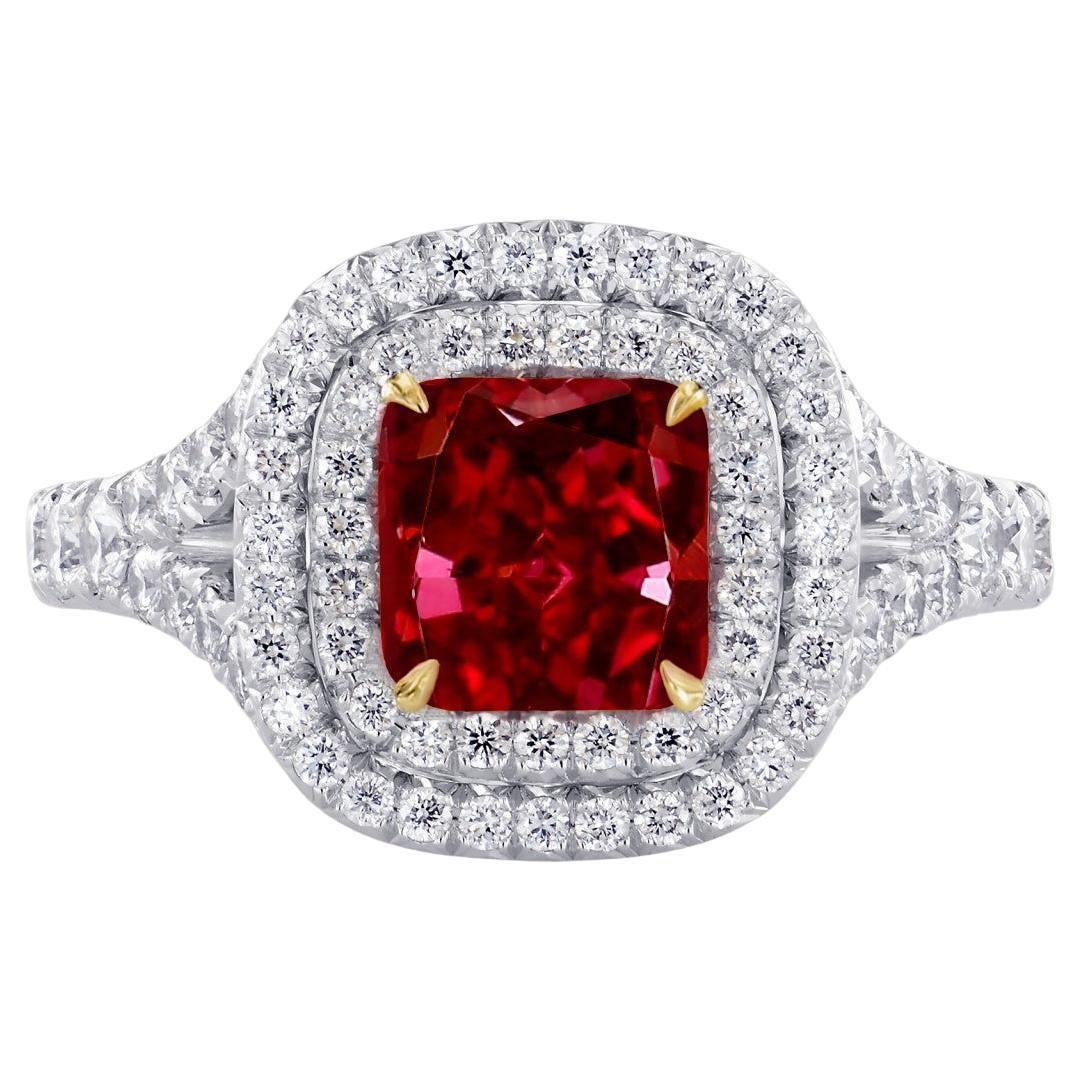Jewelry | Red Diamond Ring Unsure If Its Real Diamond | Poshmark