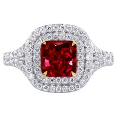 Collector's Agyle GIA Certified Fancy Red Diamond Ring