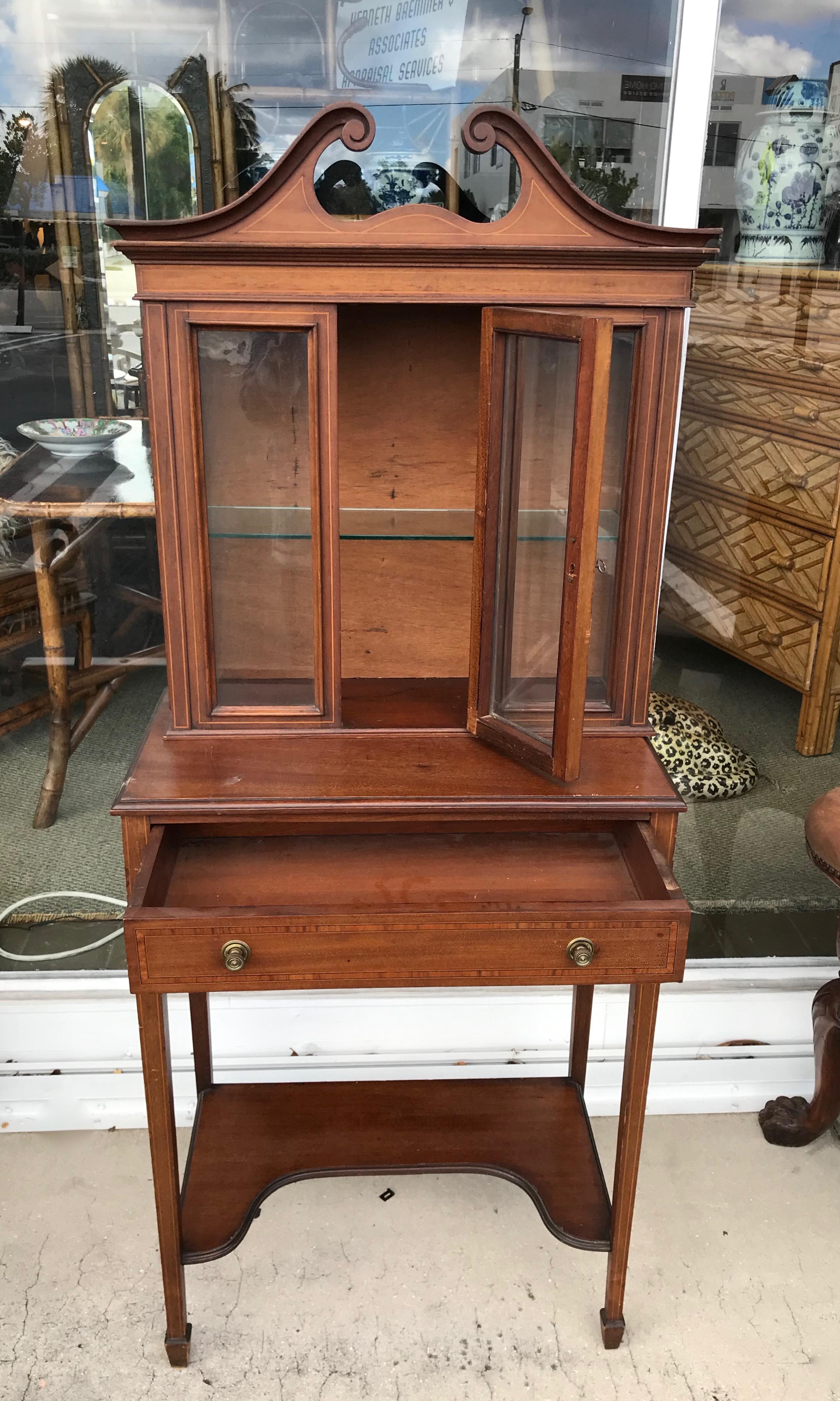 Glass Collectors Cabinet / Vitrine