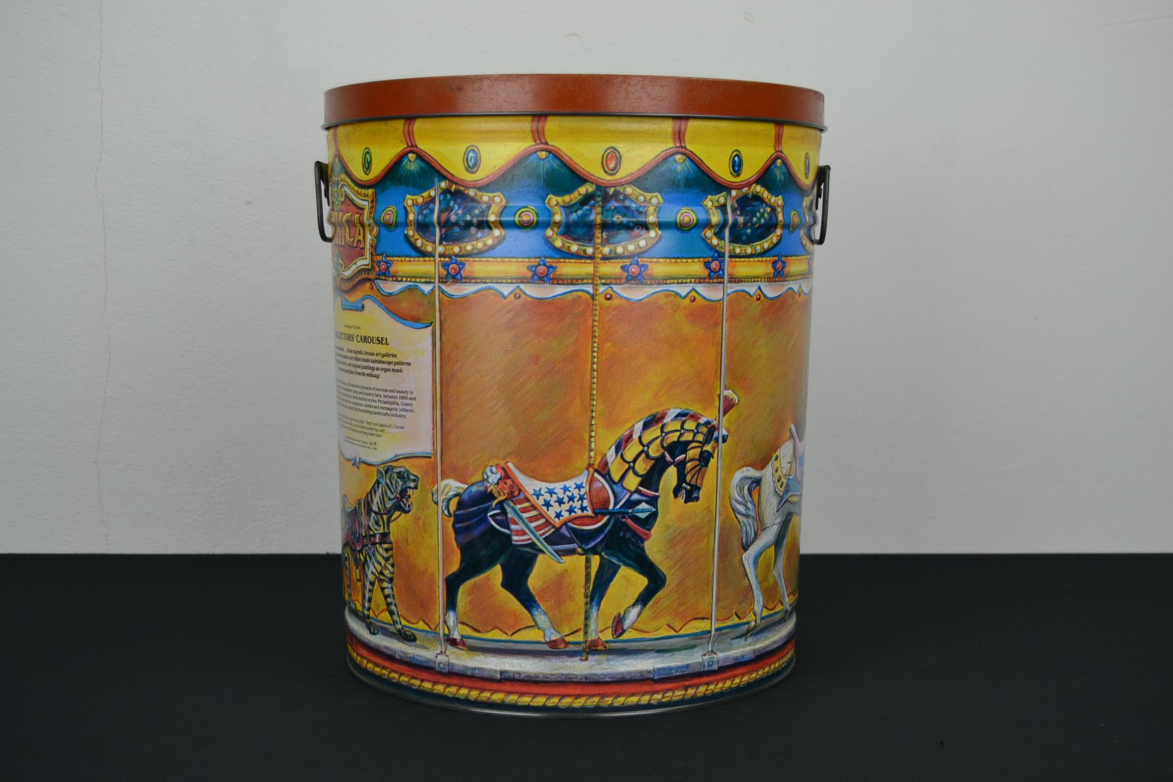 Collector's Carousel Tin, Mari Pritchard, 1982 For Sale 1