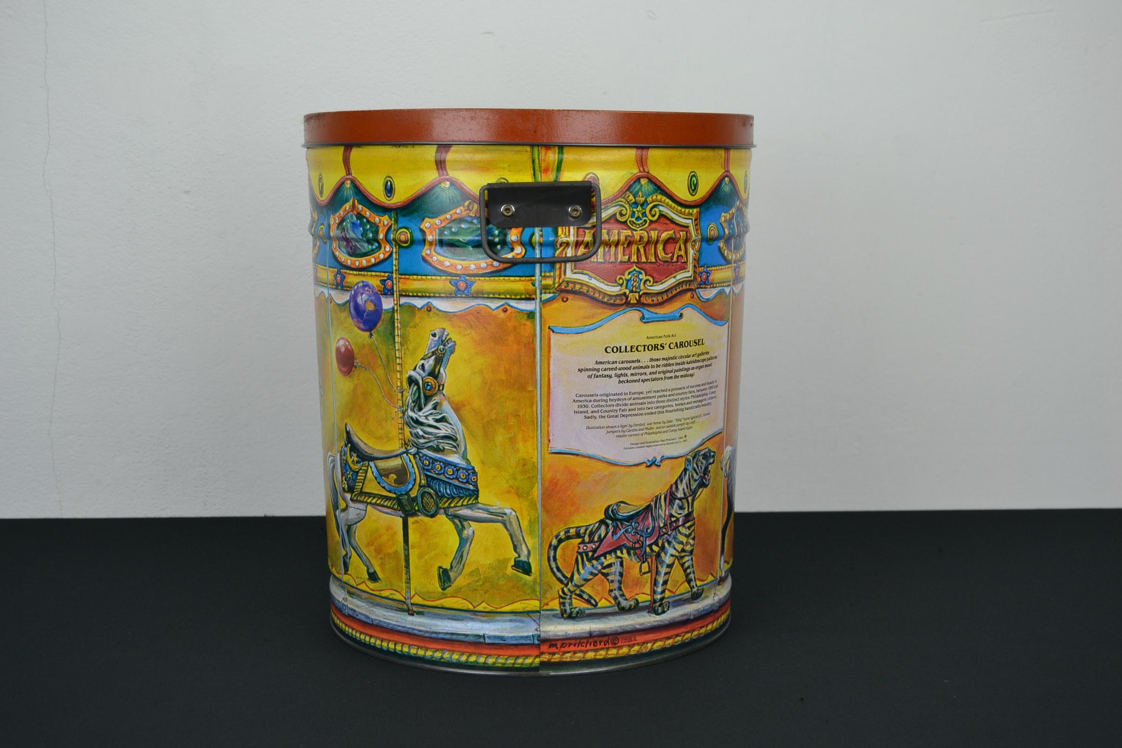 carousel tin box