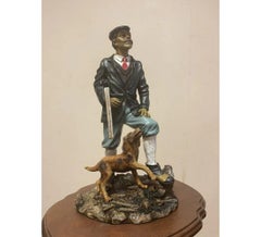 Collectors Country Man with Dog Figurine