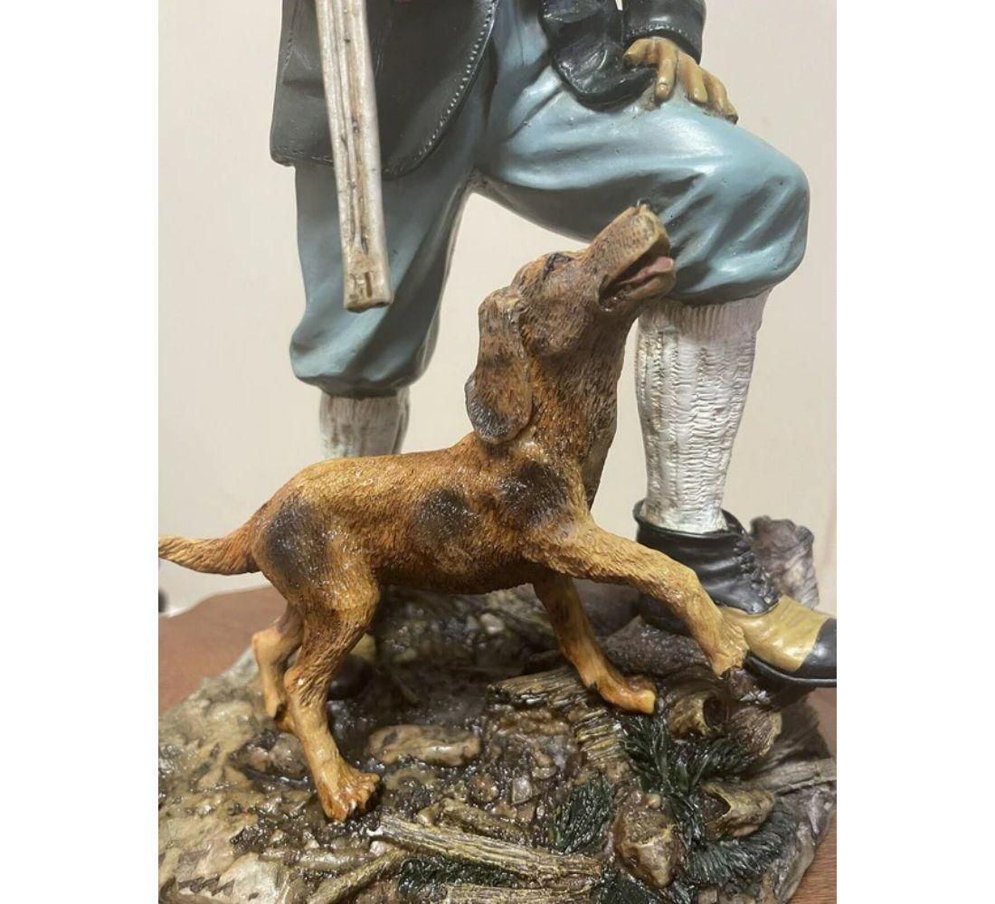 Collectors Country Man with Dog Figurine In Good Condition For Sale In Pulborough, GB