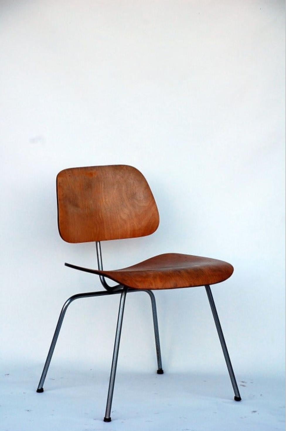 American Collector's Early Eames DCM Chair For Sale