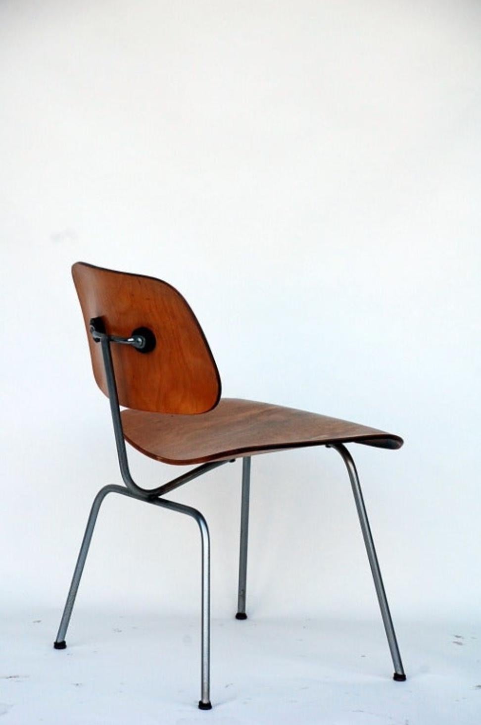 Bentwood Collector's Early Eames DCM Chair For Sale