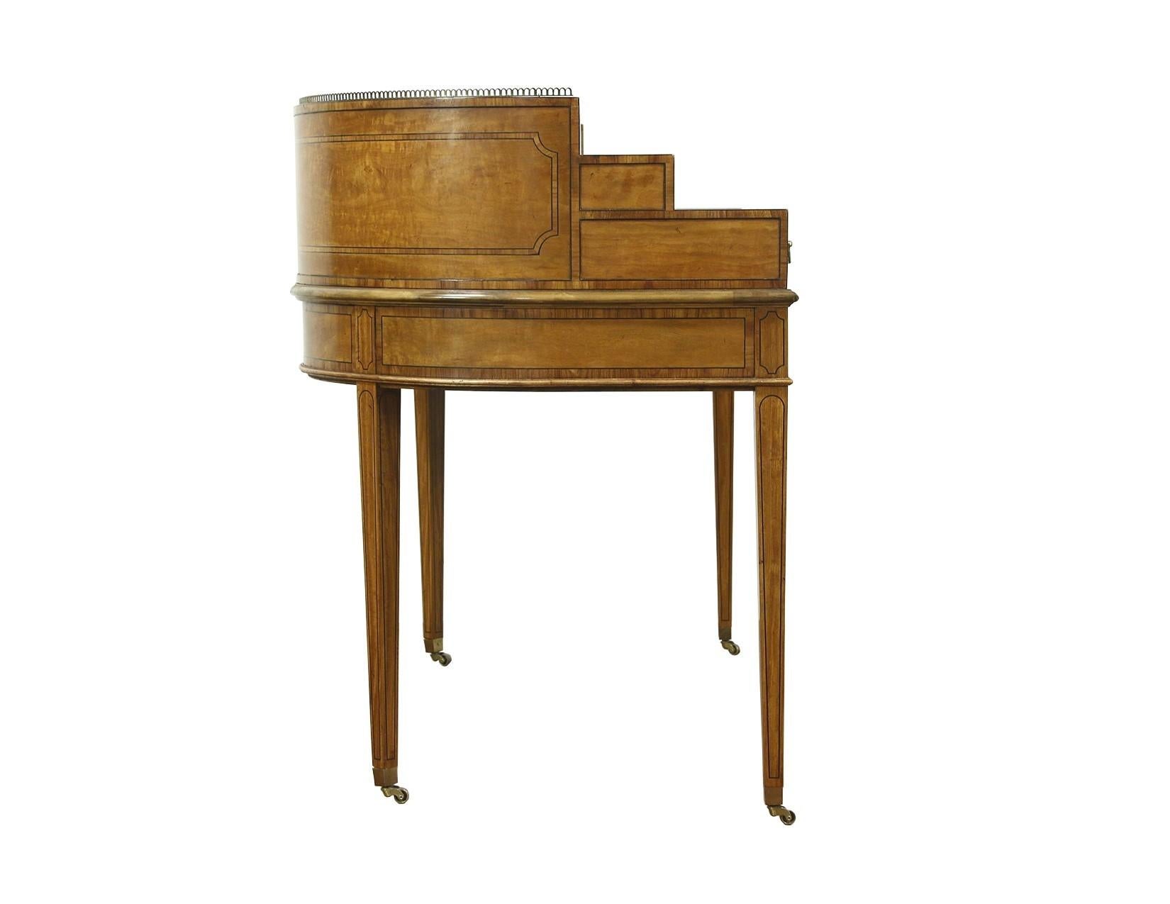 Inlay Collector’s Edition Carlton House Writing Desk by Baker Furniture