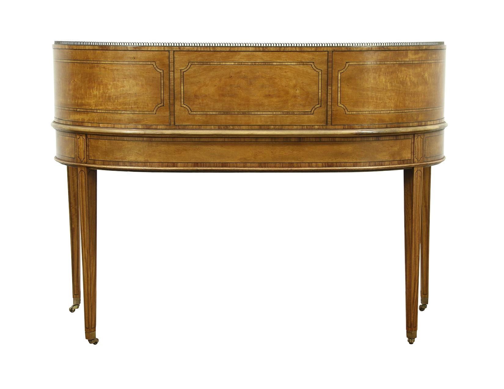 Brass Collector’s Edition Carlton House Writing Desk by Baker Furniture