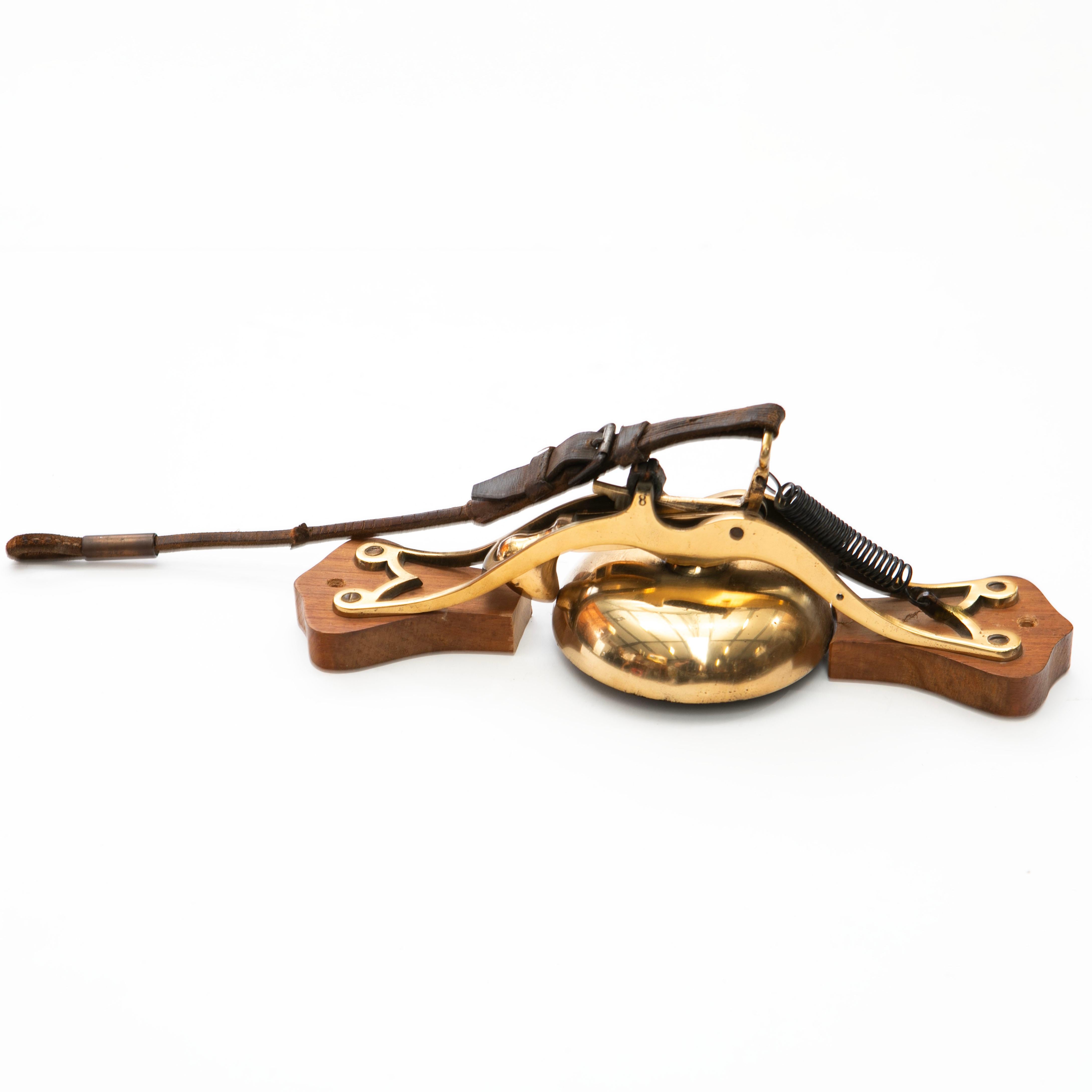 Collector's Item: Straßenbahnglocke aus Messing aus Kopenhagen, ca. 1910-1920 6