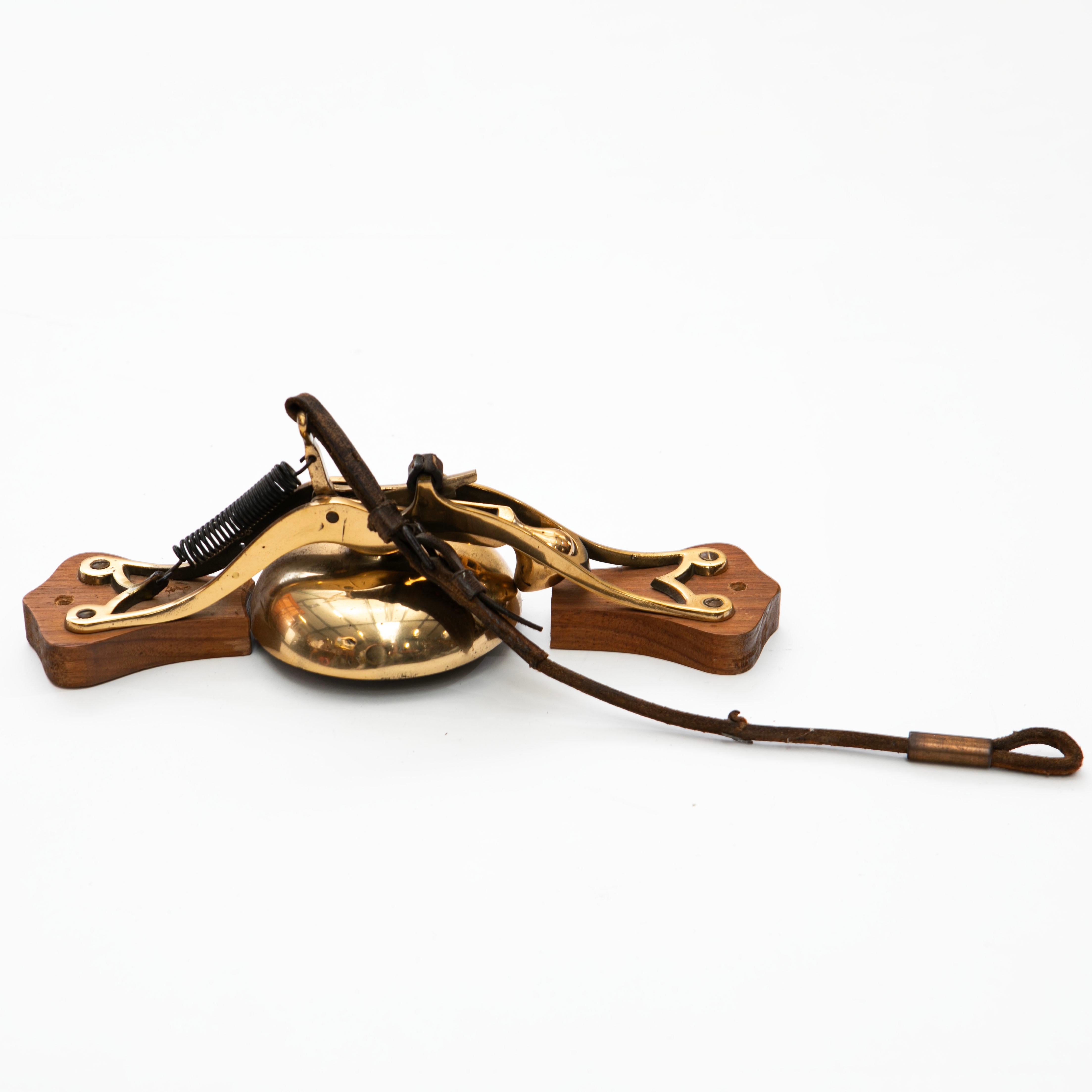 Collector's Item: Straßenbahnglocke aus Messing aus Kopenhagen, ca. 1910-1920 7