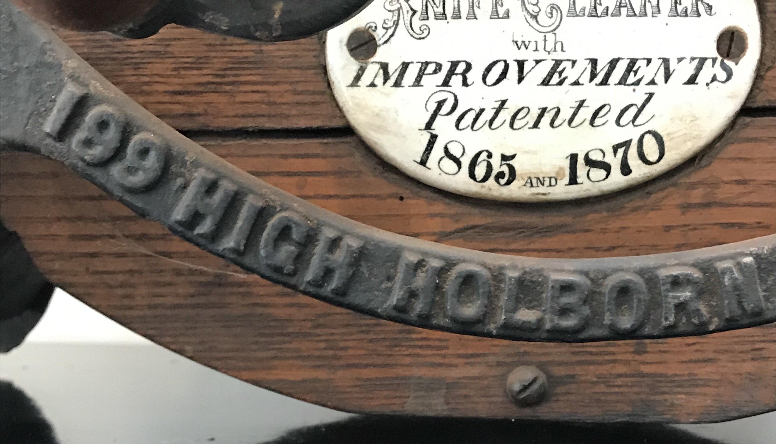Sammlerstück Historisches englisches Messerreinigungsmittel aus dem 19. Jahrhundert im Angebot 5