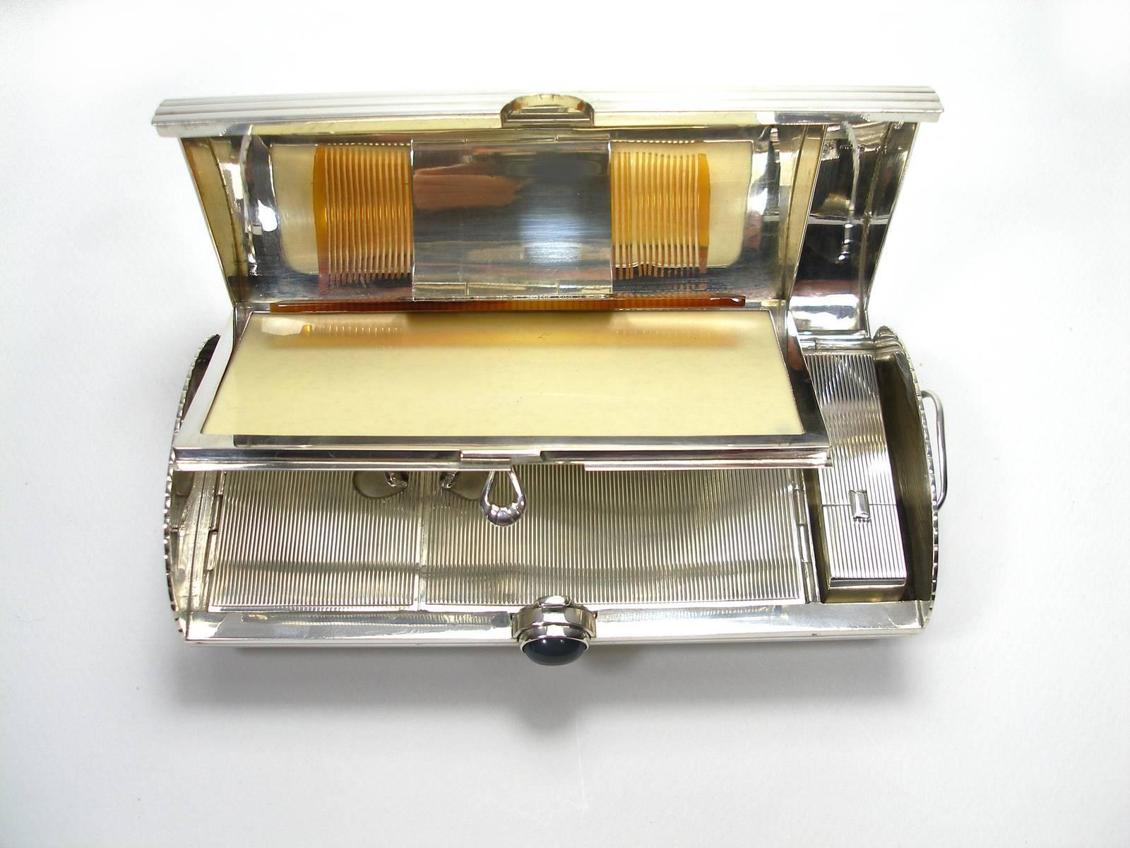 Collector's Item Mini Minaudière Gucci Kit Make Up Silver 925  / Very Rare  4