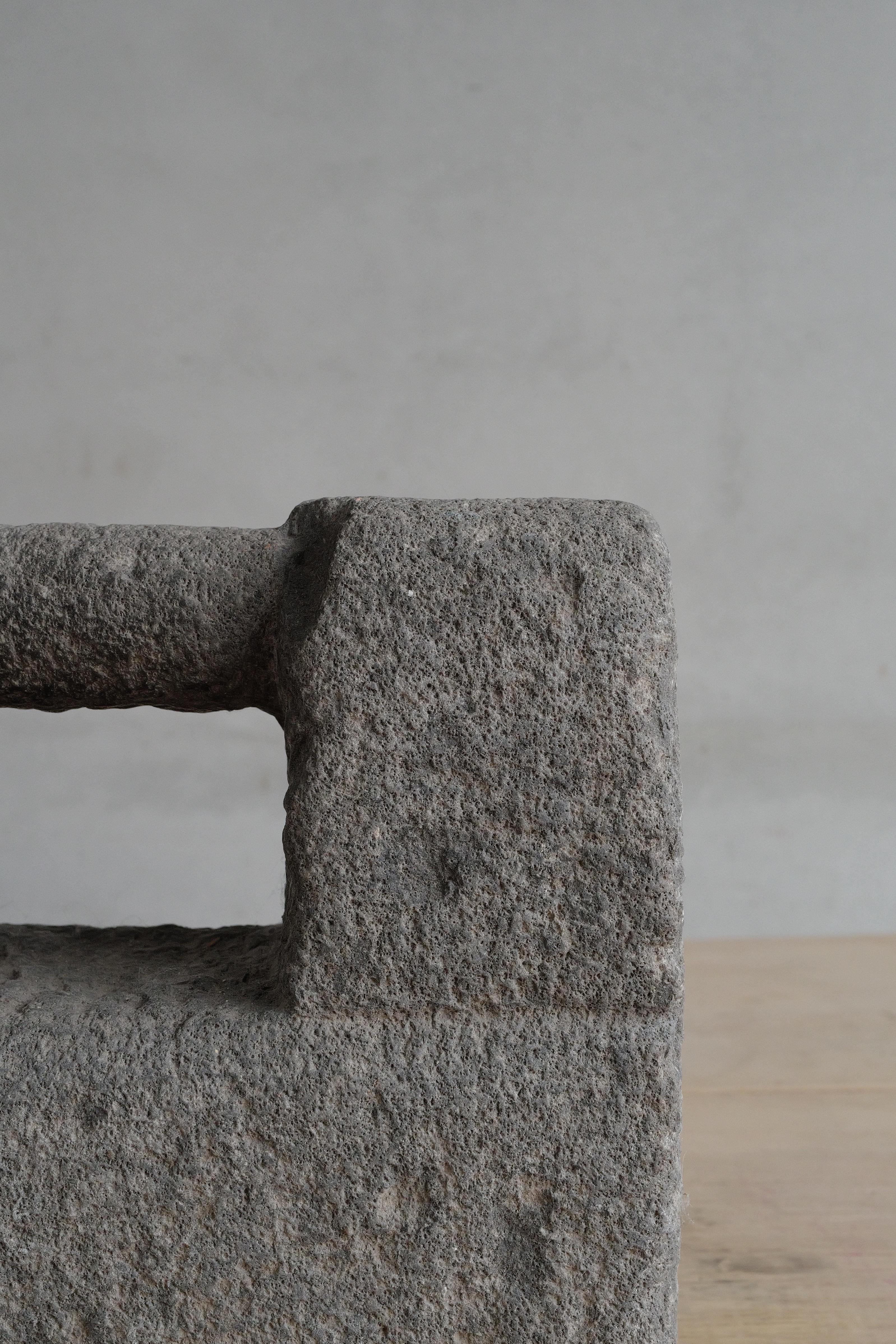 Brutalist Collector’s Martial Arts Stone Weight — 19th Century, China For Sale