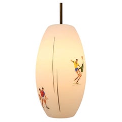Collectors’ Pendant Lamp Commemorating the 1962 FIFA World Cup Chile, UK 1960s