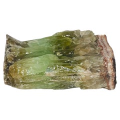 Collectors Quality Green Calcite Wuartz Mineral Geode Specimen