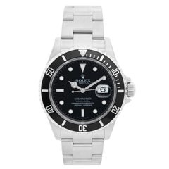  Collectors Rolex Submariner 16610 Stainless Steel Men's Watch