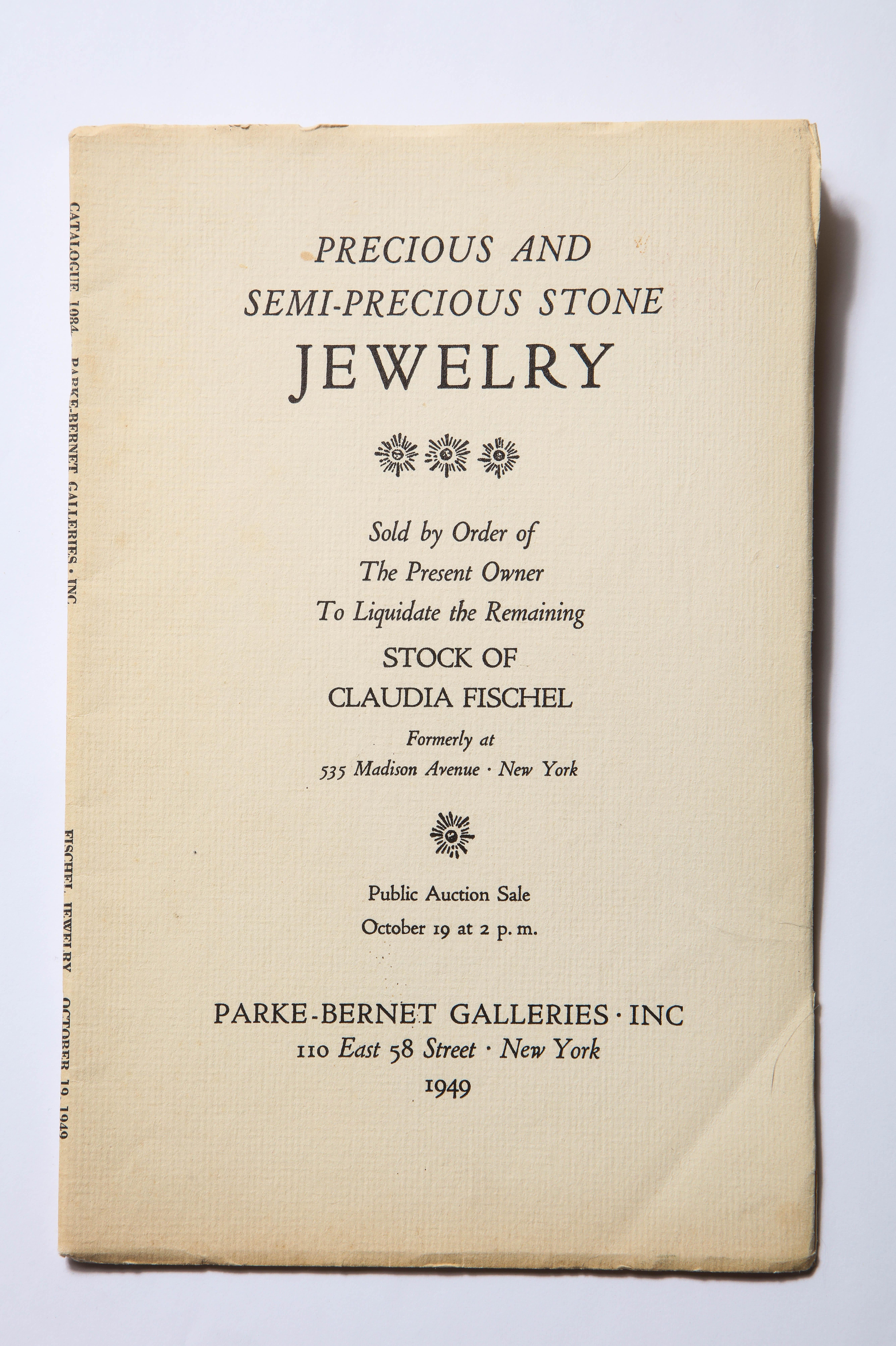Collectors Vintage Sotheby Important Jewelry Auction Catalogs Cartier Art Deco For Sale 3