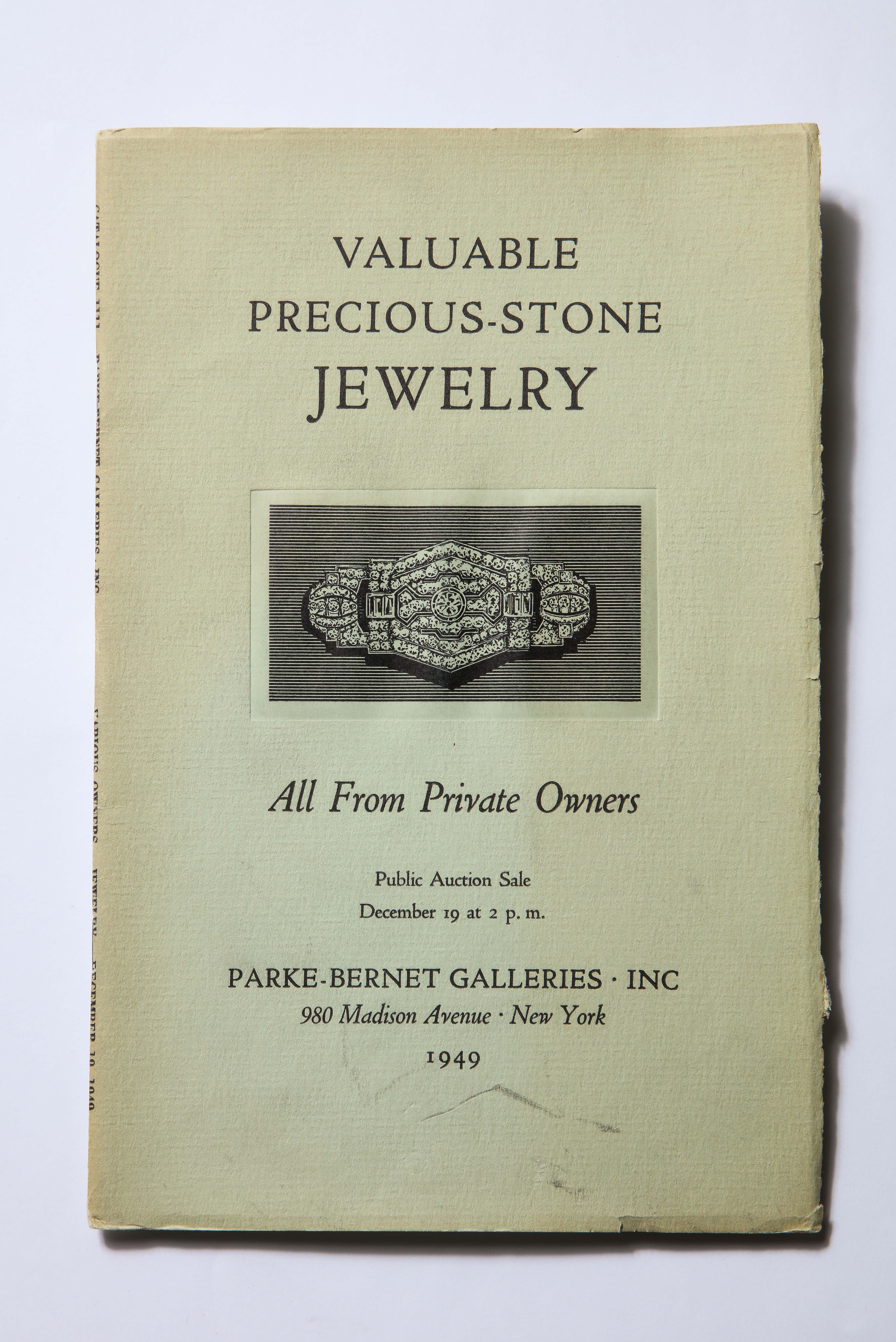 Collectionneurs Sotheby Important Jewelry Auction Catalogs Cartier Art Déco 6