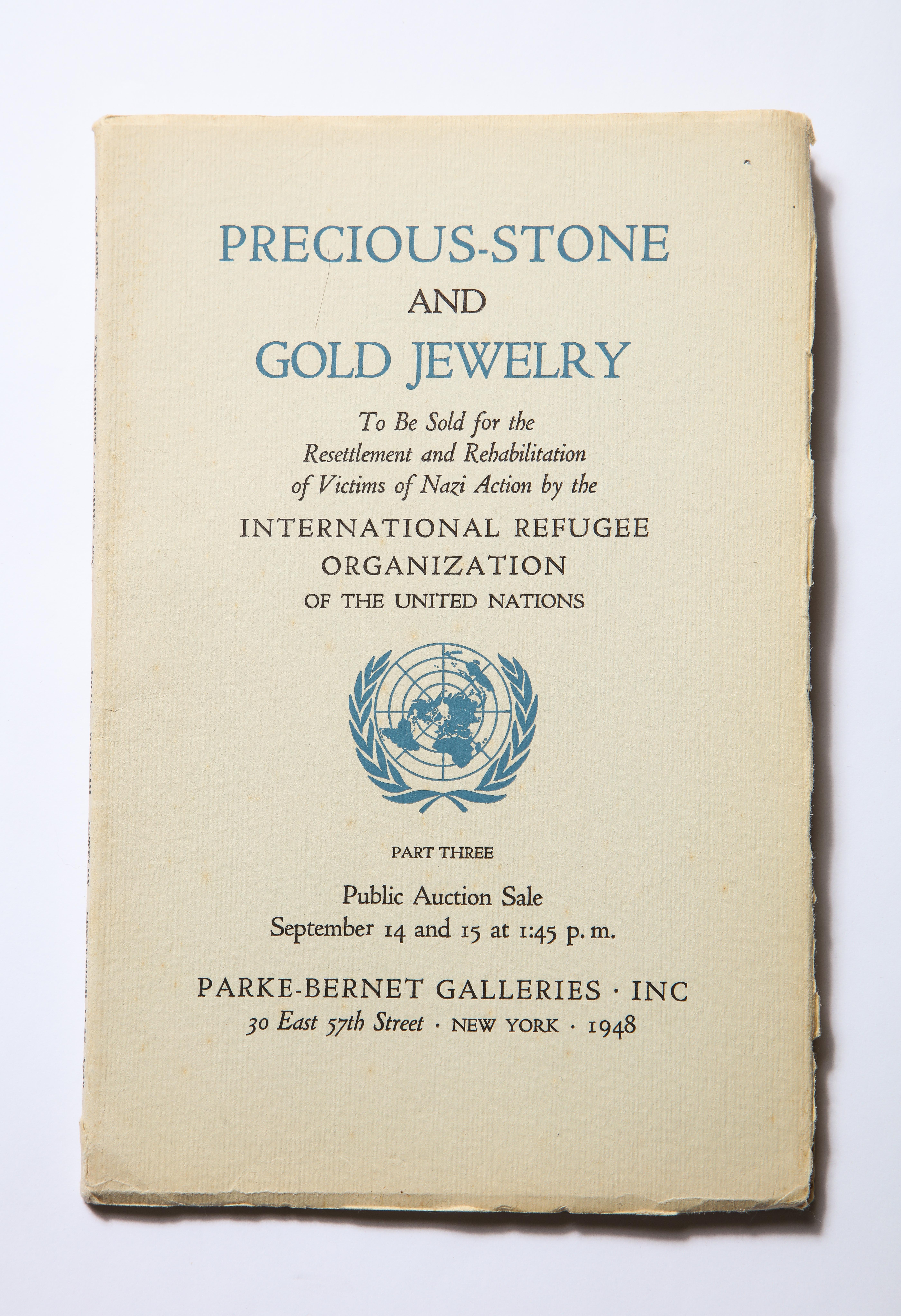 Collectors Vintage Sotheby Important Jewelry Auction Catalogs Cartier Art Deco For Sale 13
