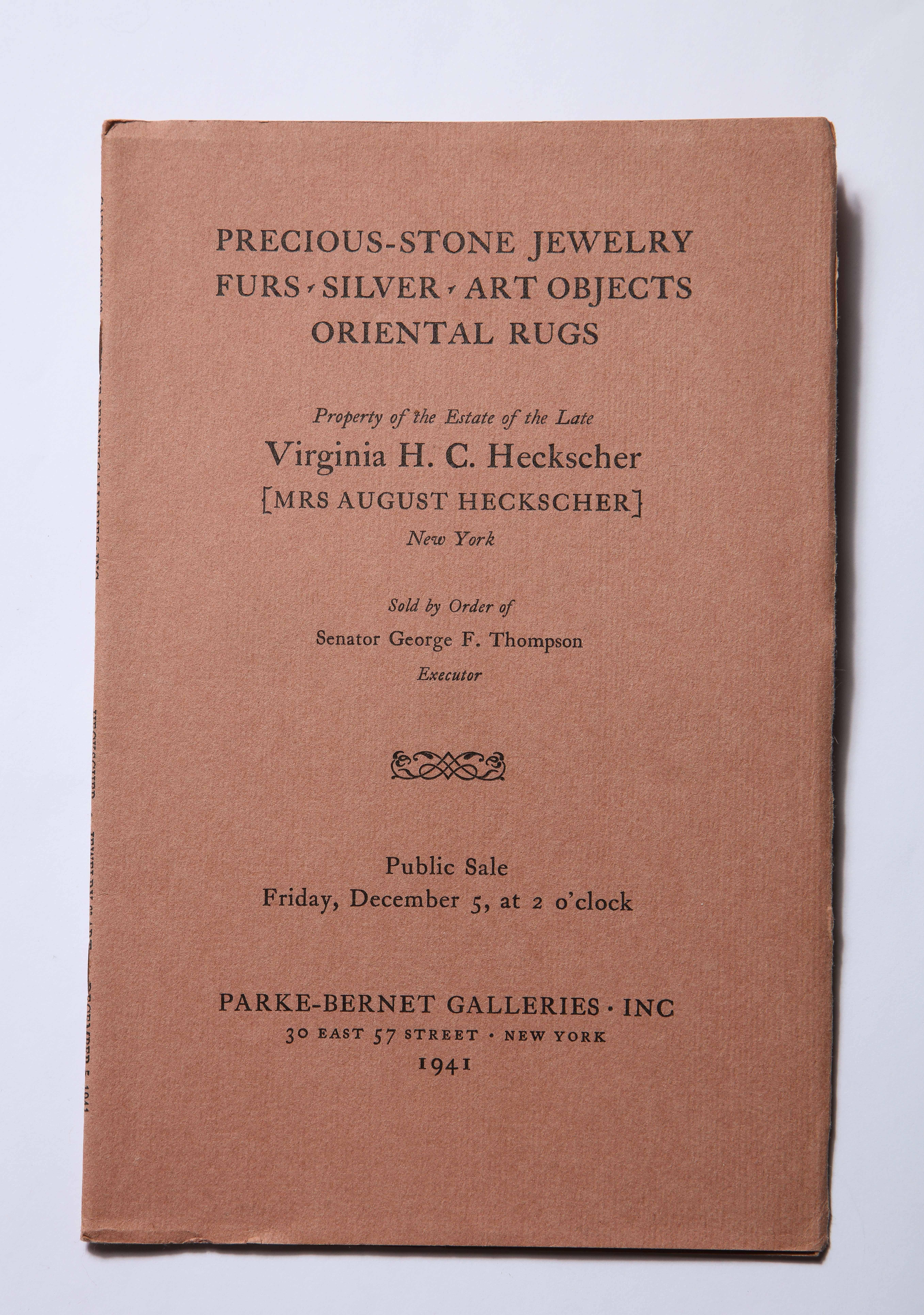 Collectors Vintage Sotheby Important Jewelry Auction Catalogs Cartier Art Deco For Sale 1