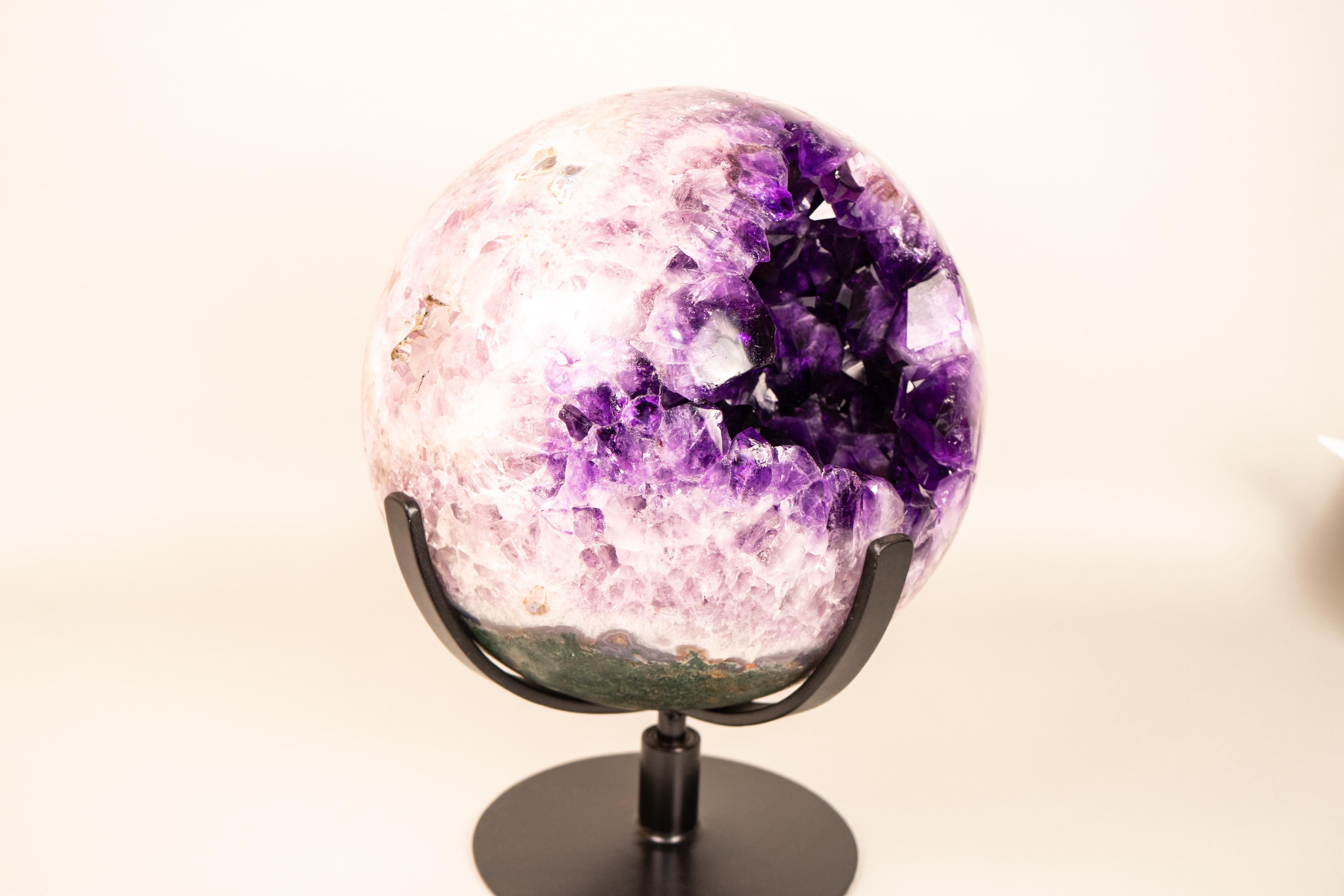 Contemporary Collector’s XL Amethyst Sphere For Sale