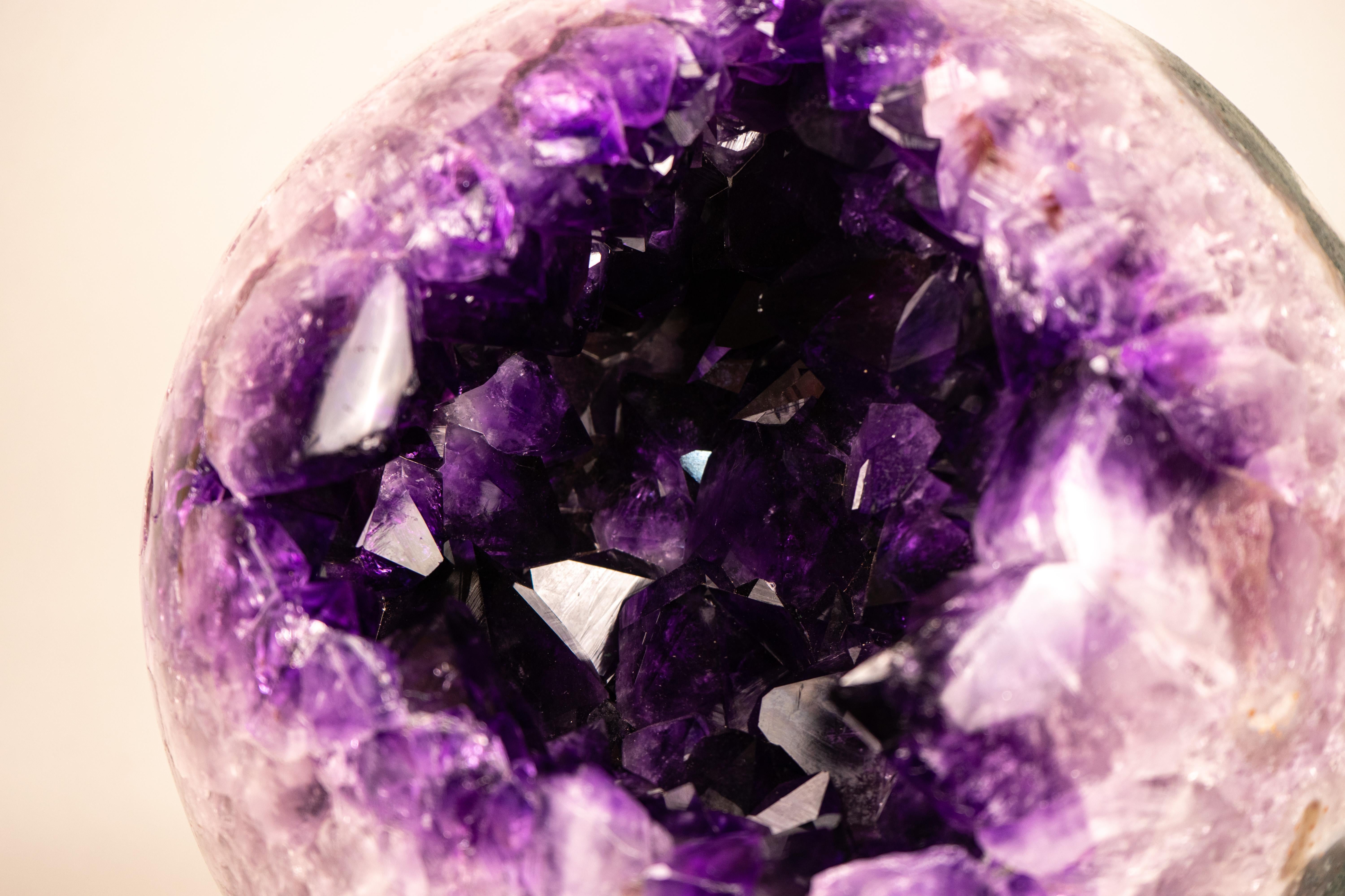 Crystal Collector’s XL Amethyst Sphere For Sale