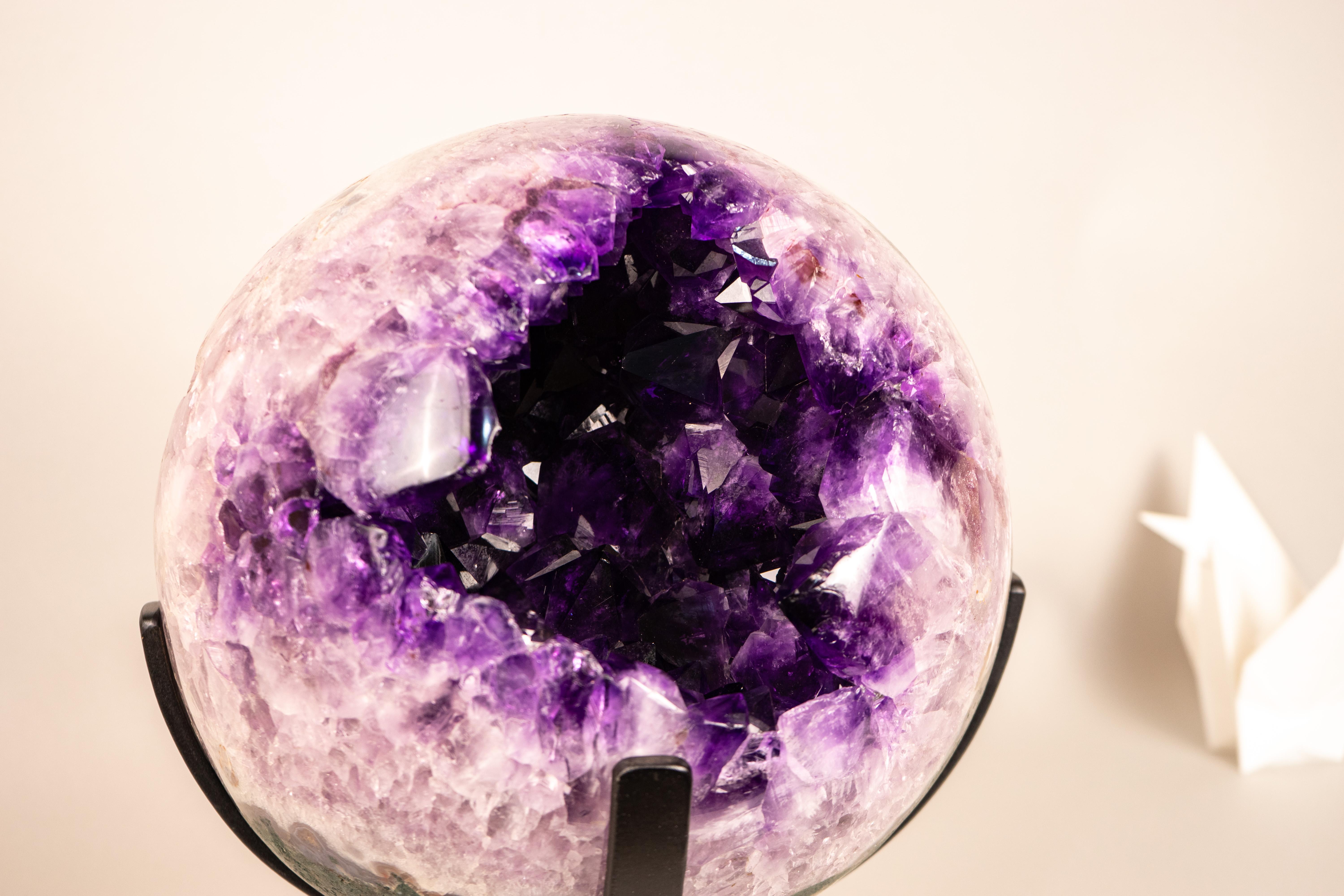 Collector’s XL Amethyst Sphere For Sale 1