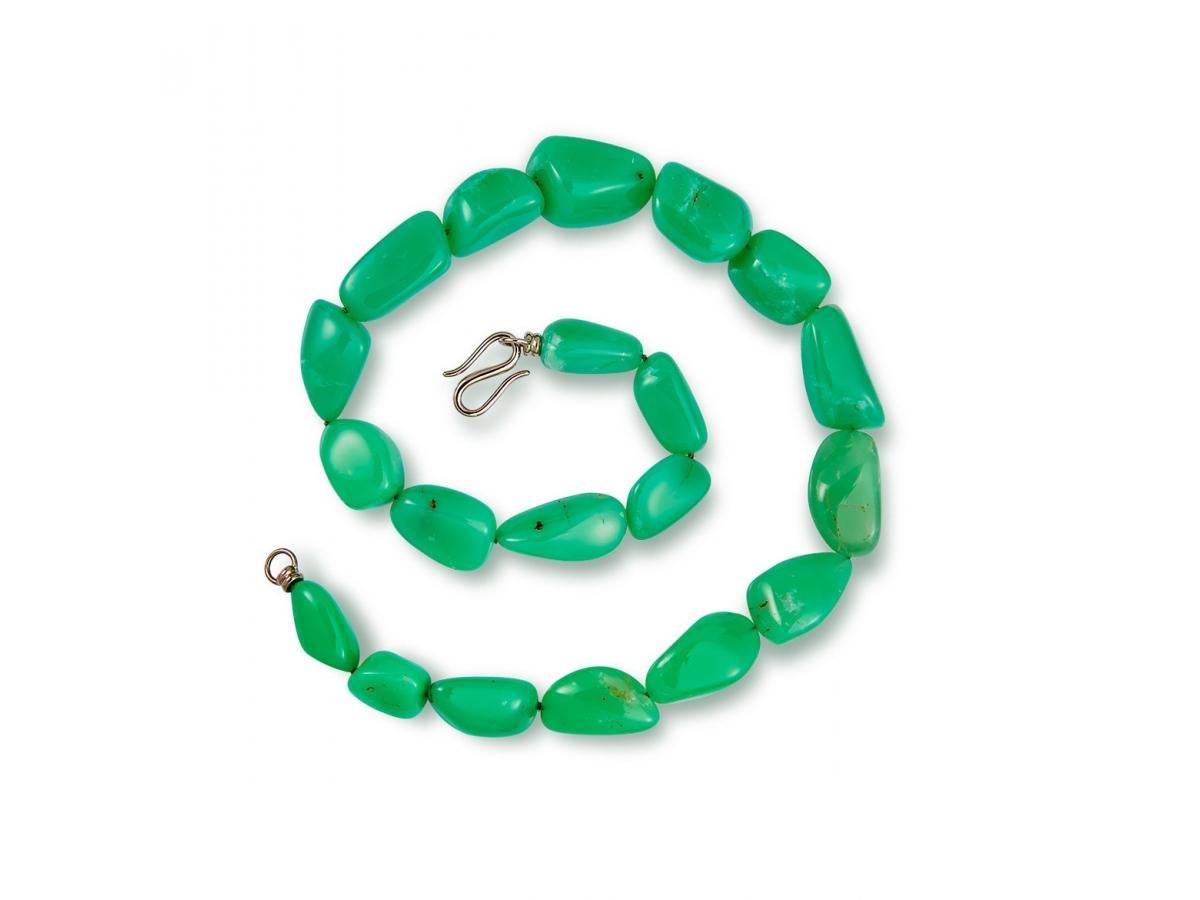 Bead Colleen B. Rosenblat Chrysoprase Necklace For Sale