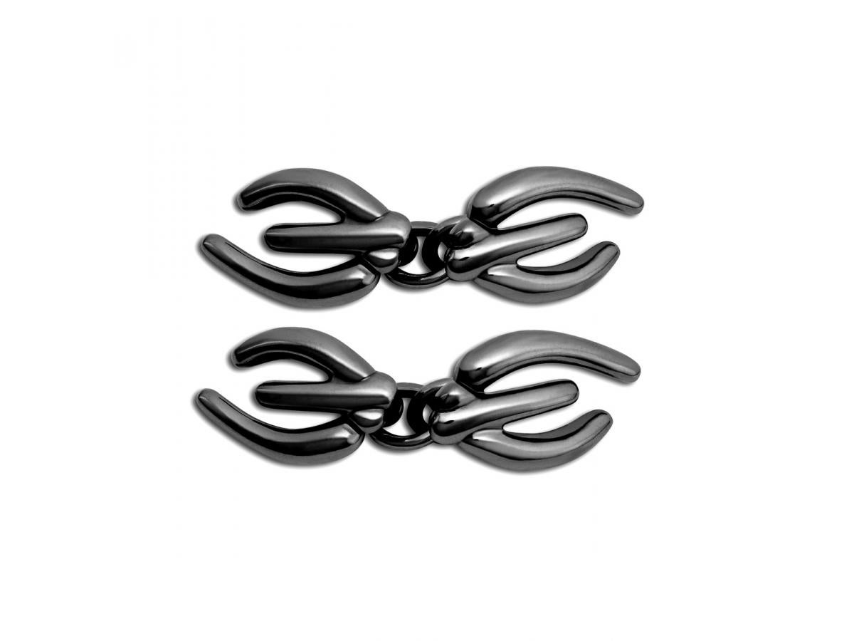 Contemporary Colleen B. Rosenblat White Gold Cufflinks Blackened For Sale