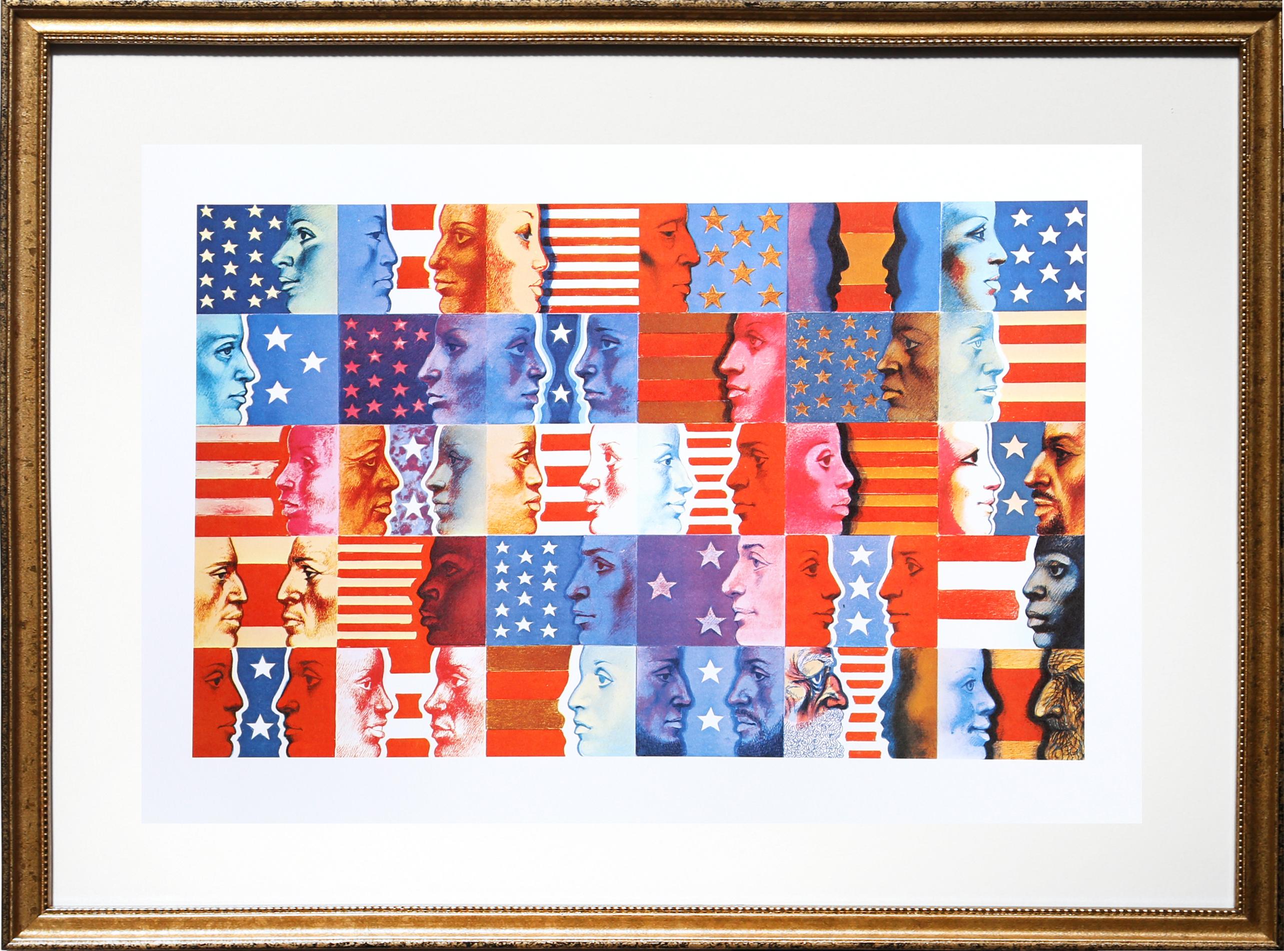 Union Mixer by Colleen Browning, British/American (1918–2003)
Date: 1975
Offset Lithograph (unsigned as issued)
Image Size: 9 x 14 inches
Size: 14 x 17 in. (35.56 x 43.18 cm)
Frame Size: 16 x 21 inches
Publisher: Lorillard

An original fine art