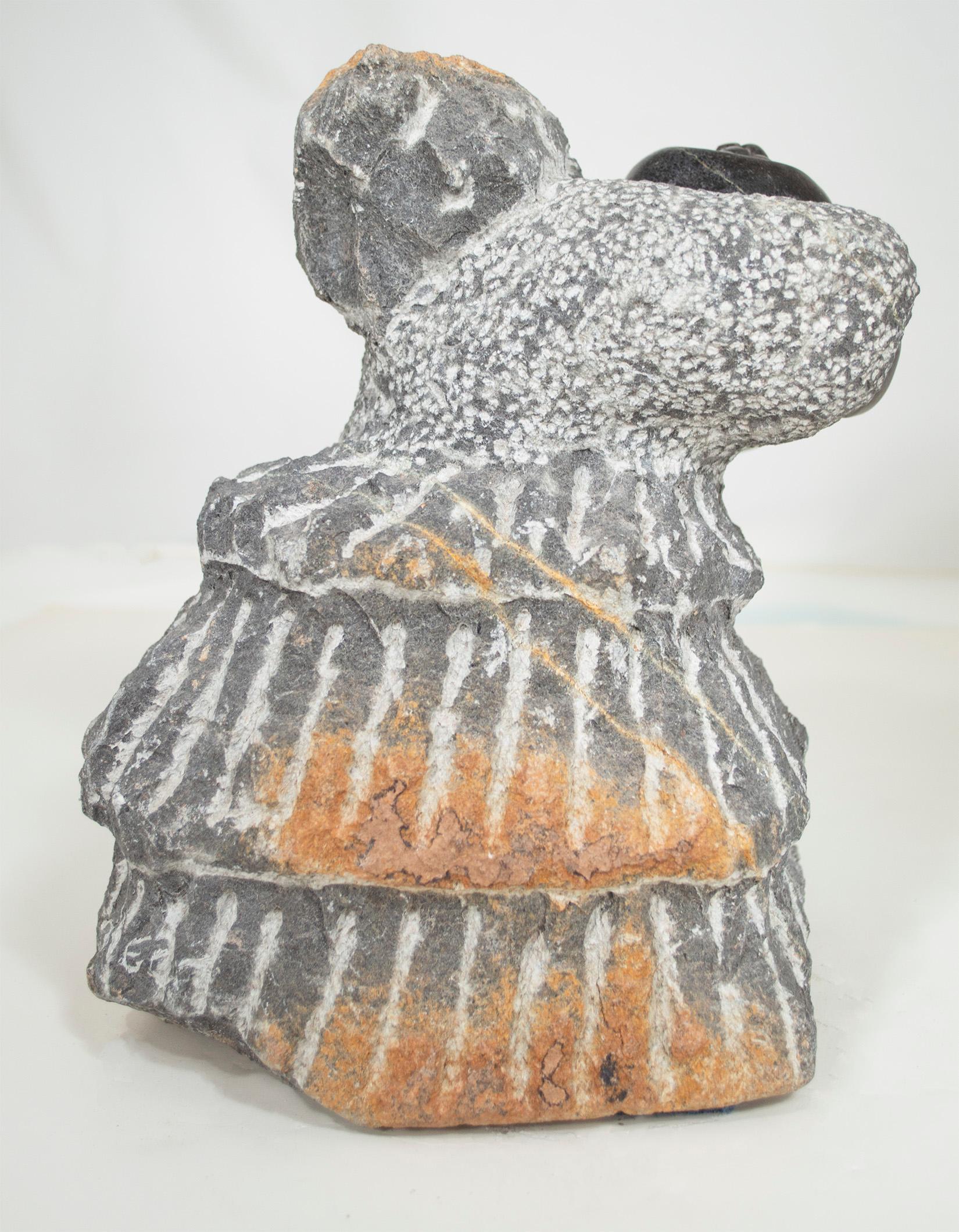 Scultura originale in pietra Shona 
