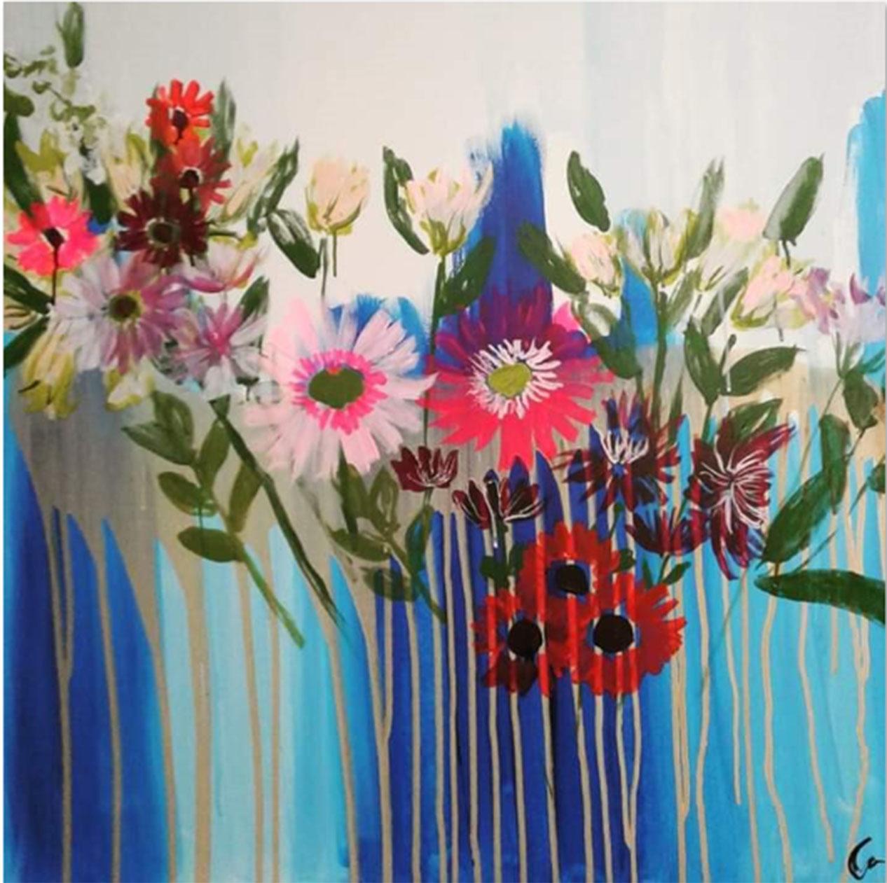 Colleen Sandland Abstract Painting - Can't deny