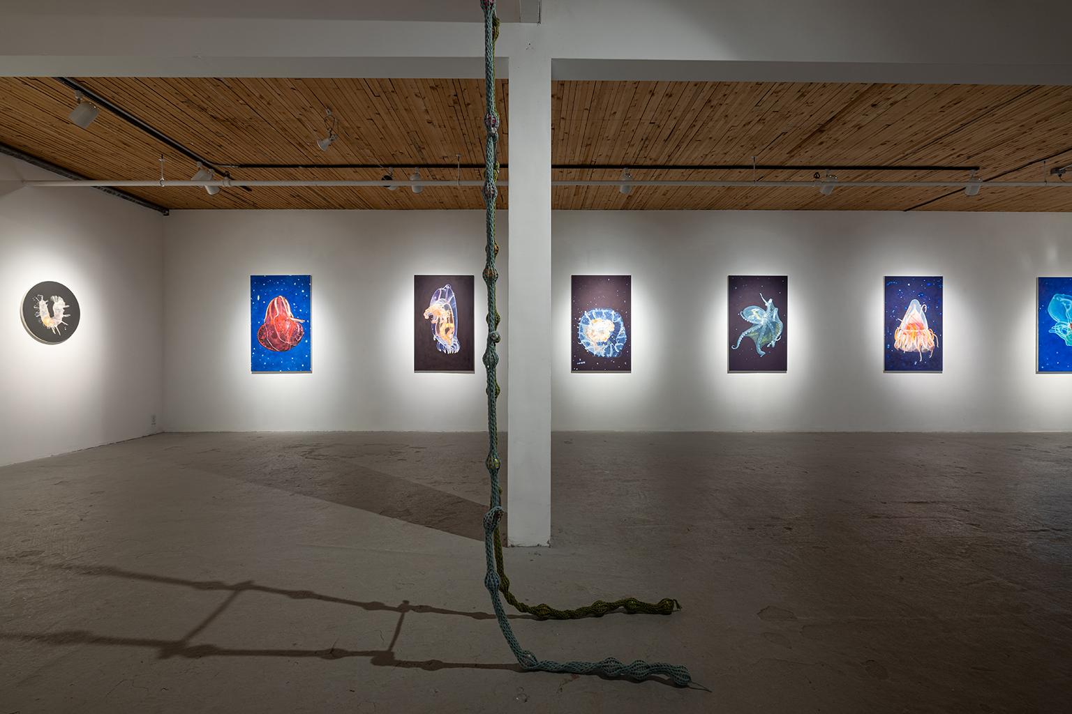 Diplulmaris Antarctica - Painting Contemporaneo di Colleen Wolstenholme