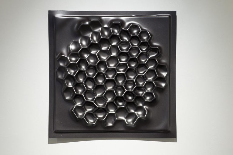 Colleen Wolstenholme Abstract Sculpture - Matrix Index 3 / Charcoal