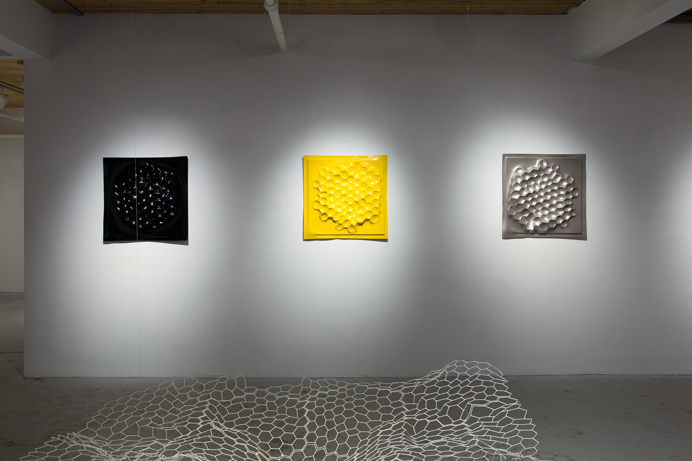 Matrix Index 4 / Yellow - Contemporary Sculpture by Colleen Wolstenholme