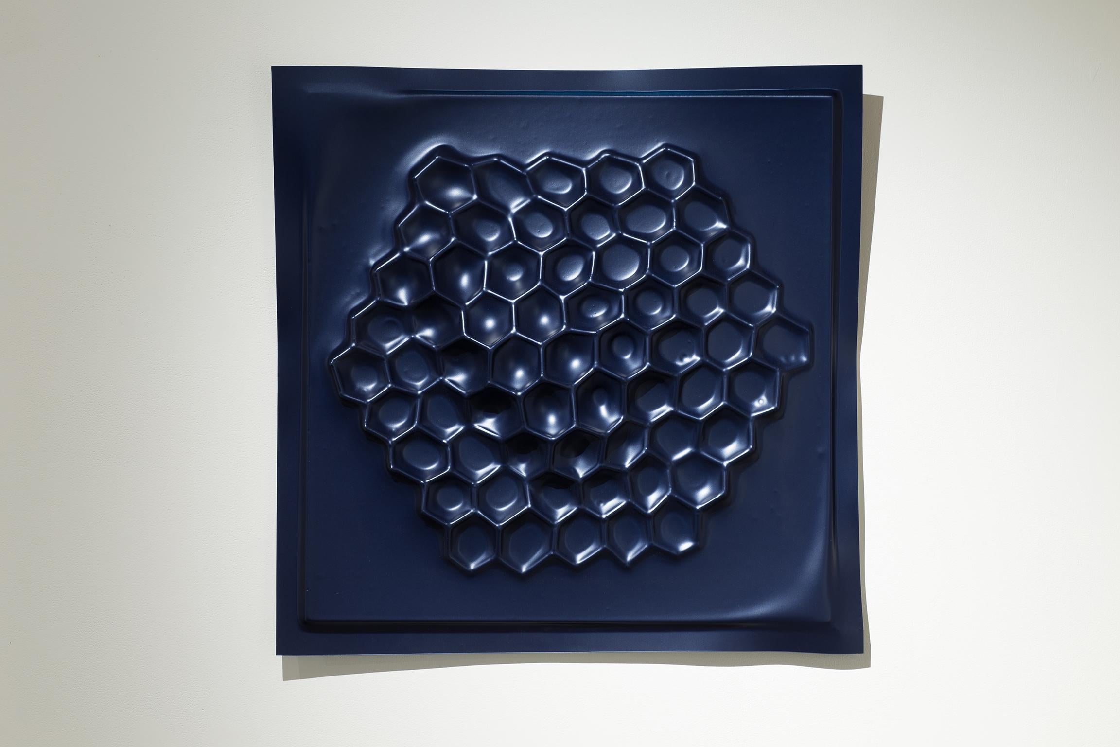 Colleen Wolstenholme Abstract Sculpture - Matrix Index 9 / Marine